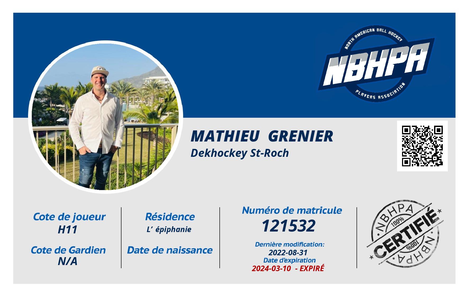 Mathieu  Grenier 
