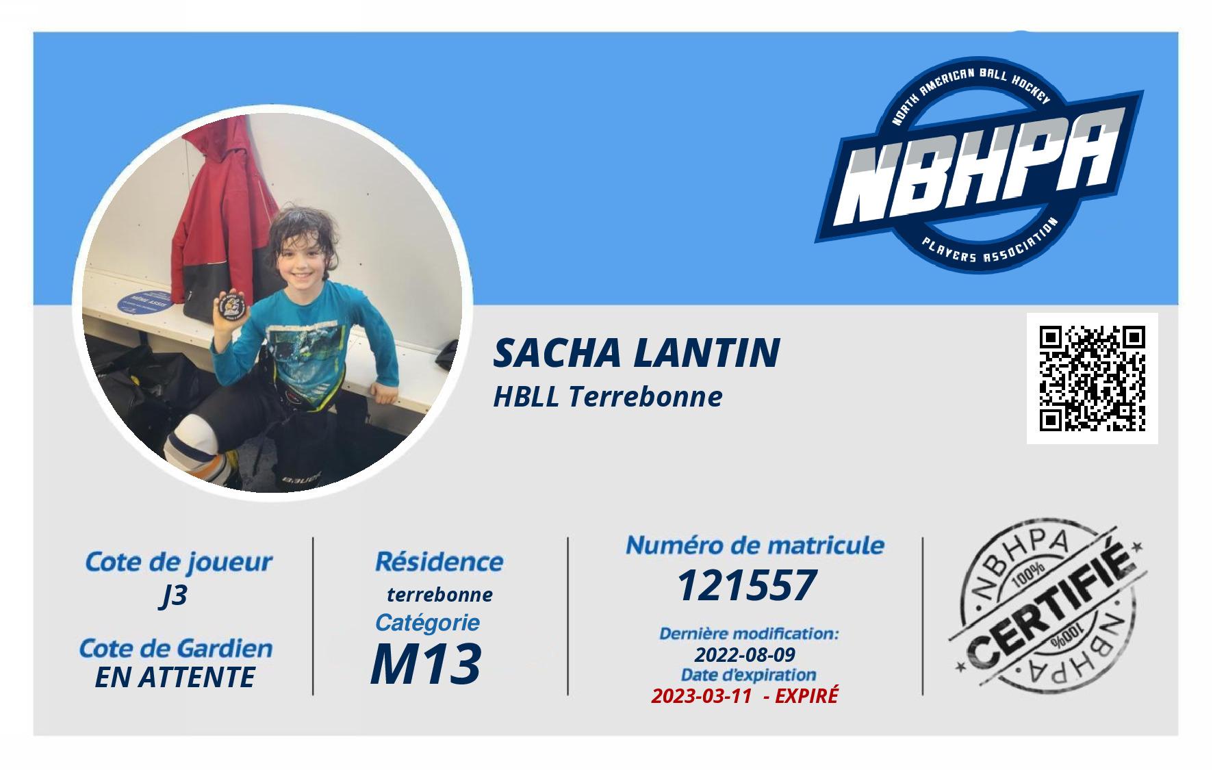 Sacha Lantin