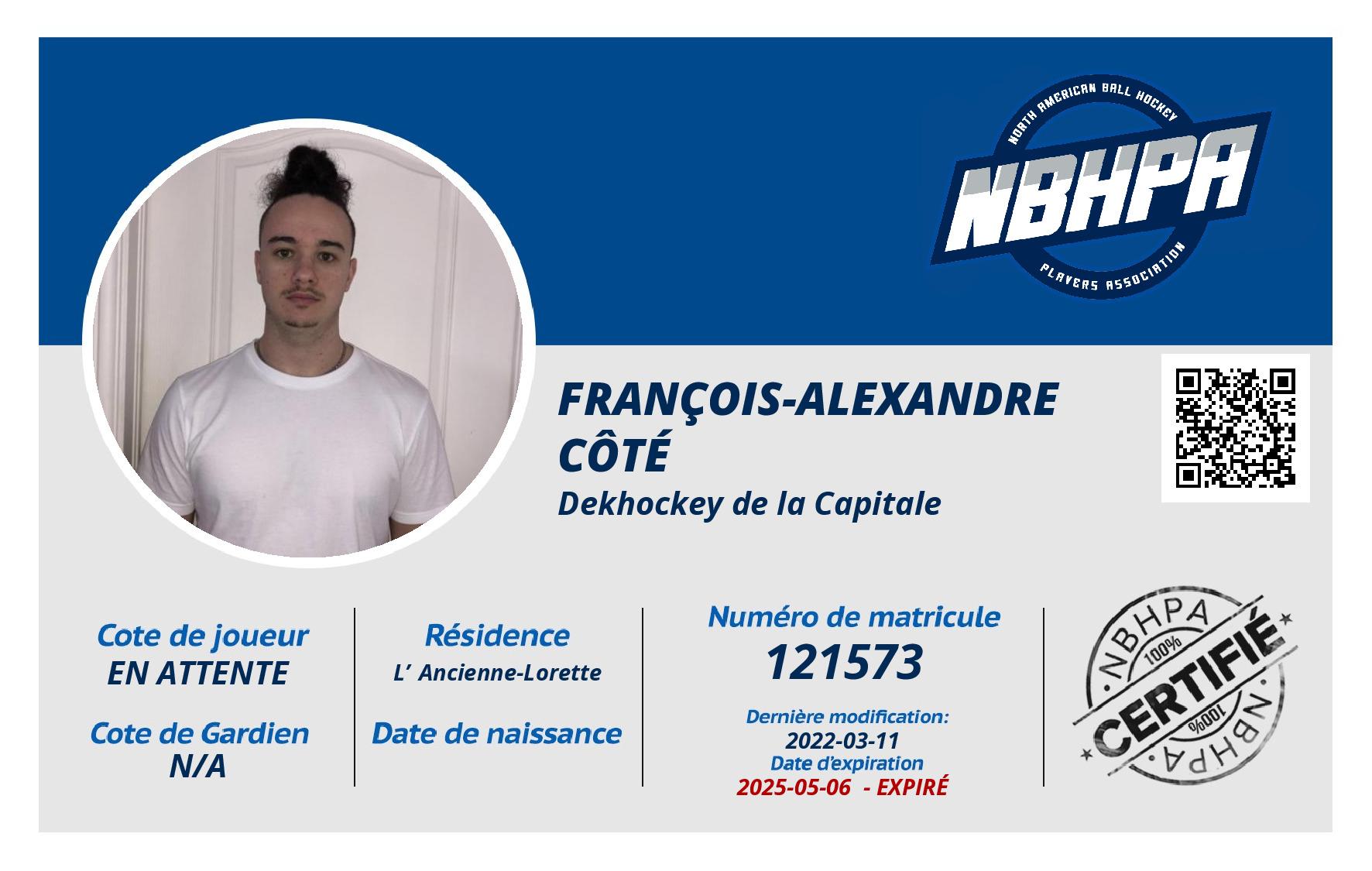 François-Alexandre  Côté 