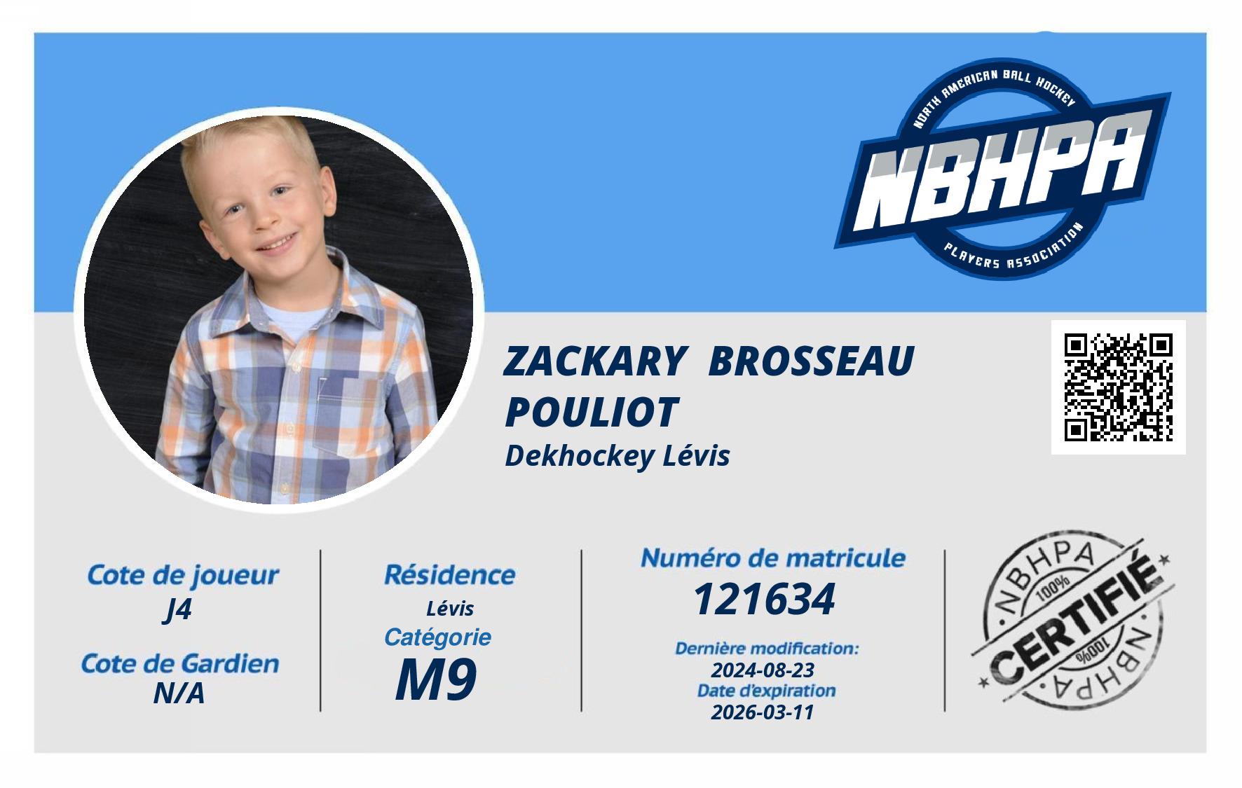 Zackary  Brosseau Pouliot