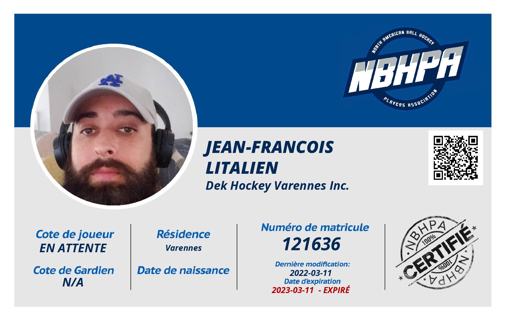 Jean-Francois  Litalien