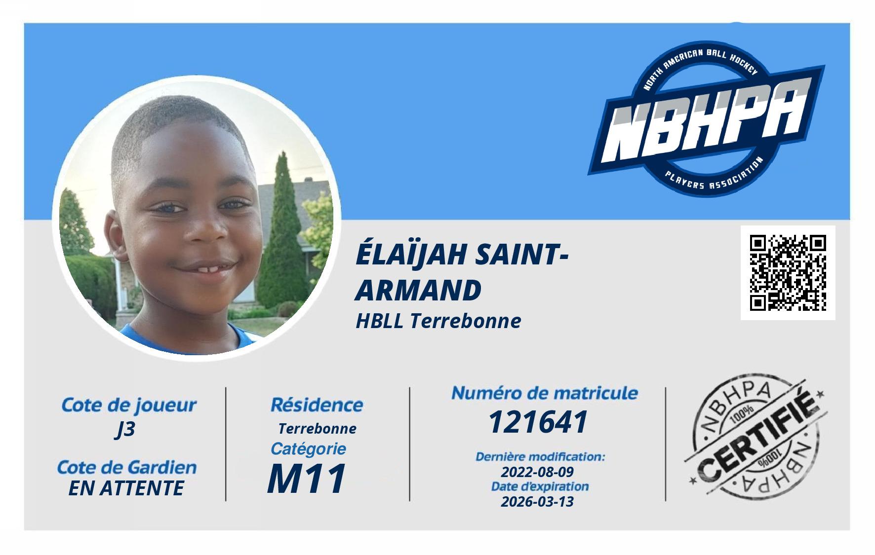 Élaïjah Saint-Armand
