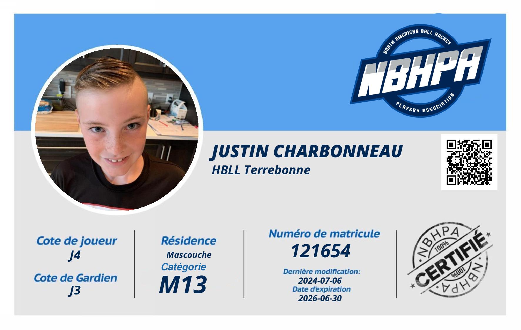Justin Charbonneau