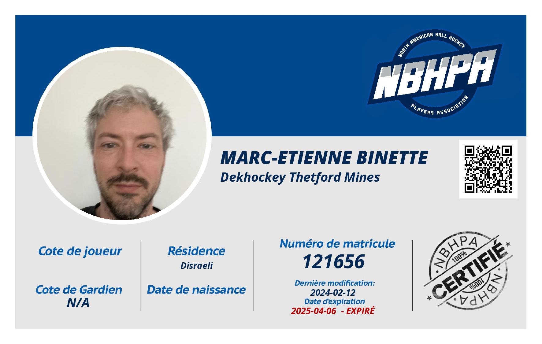 Marc-Etienne Binette