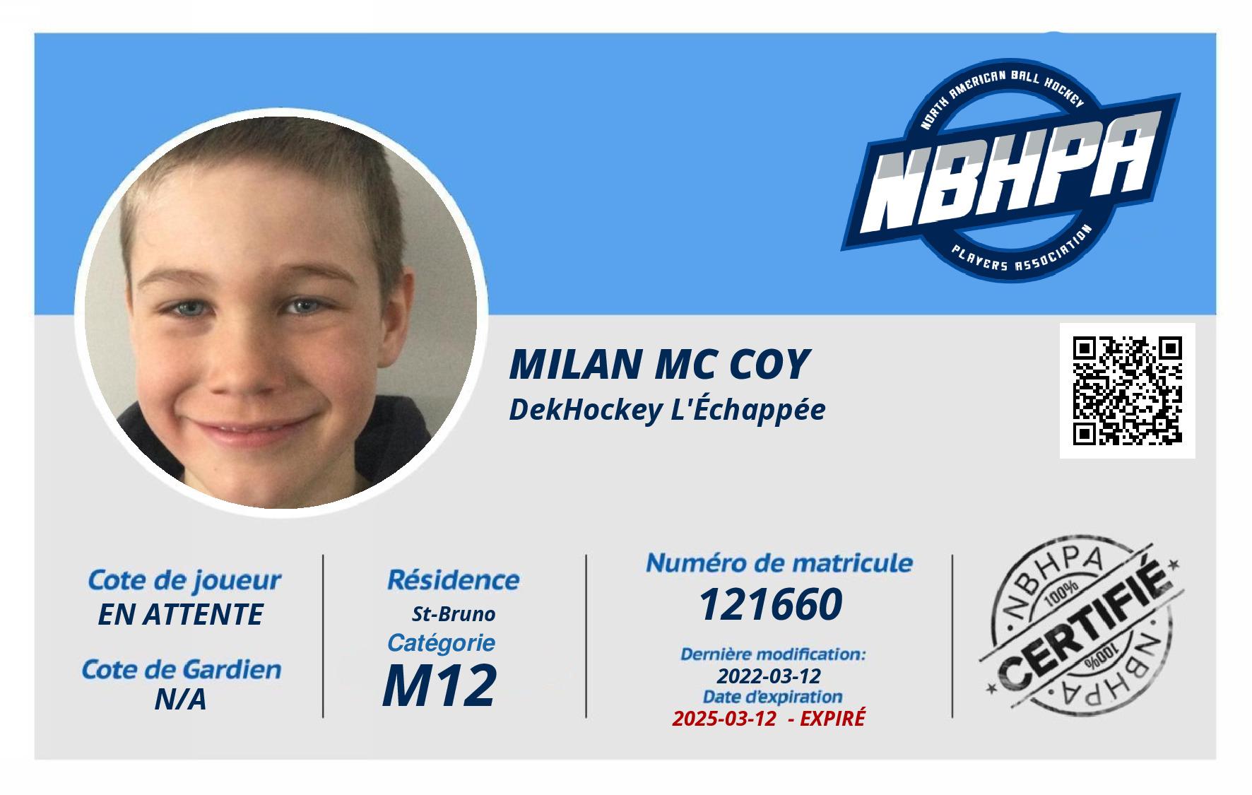 Milan Mc Coy
