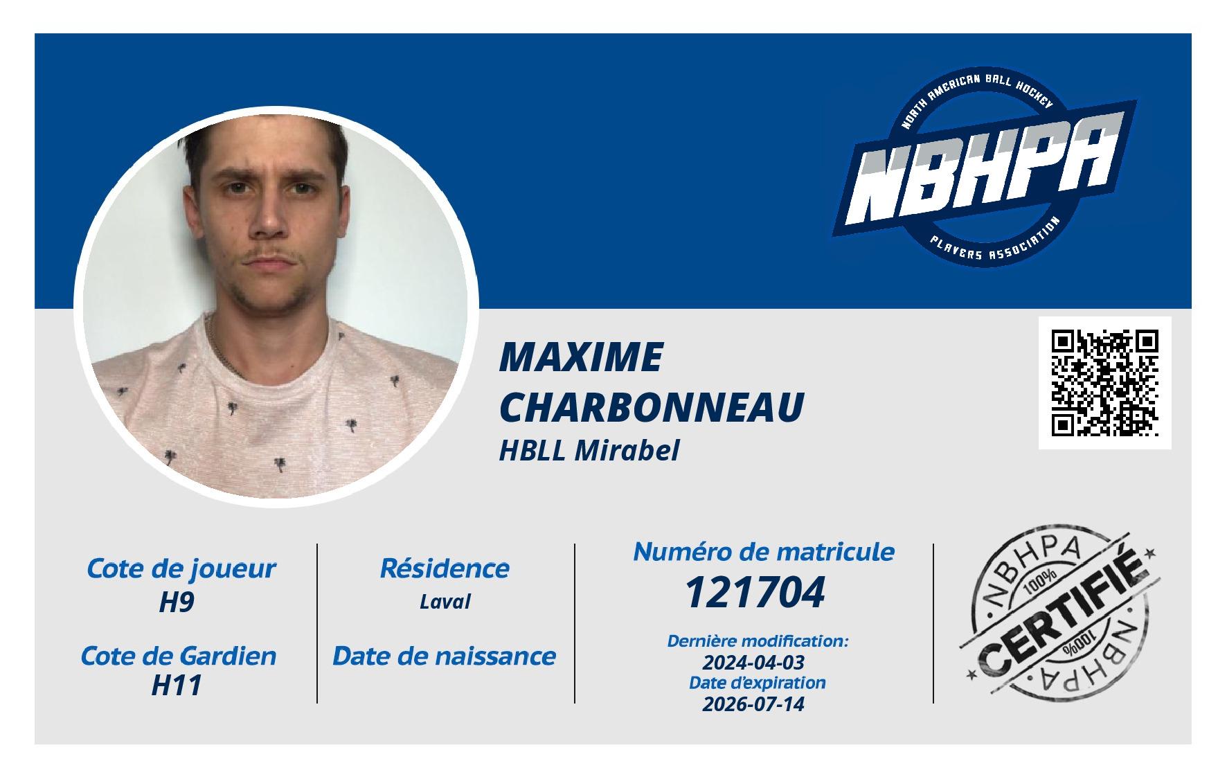 Maxime Charbonneau 
