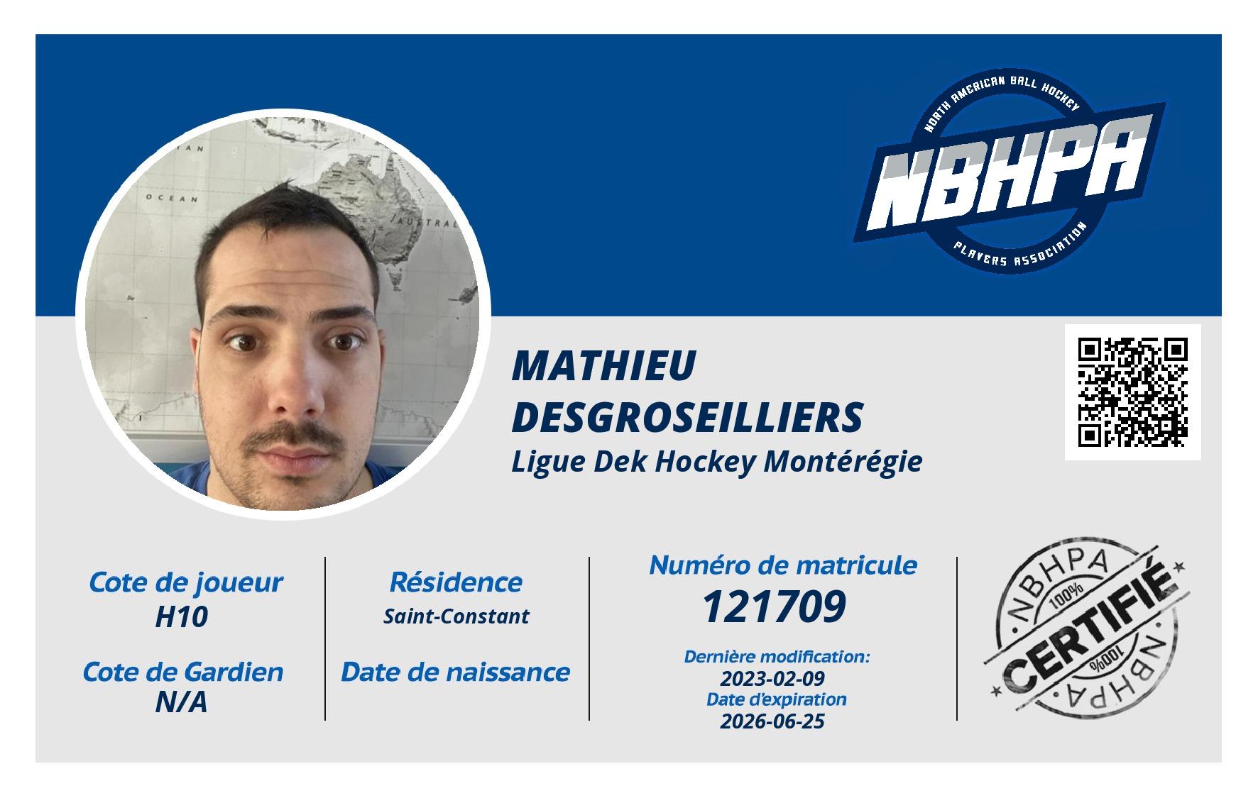 Mathieu Desgroseilliers