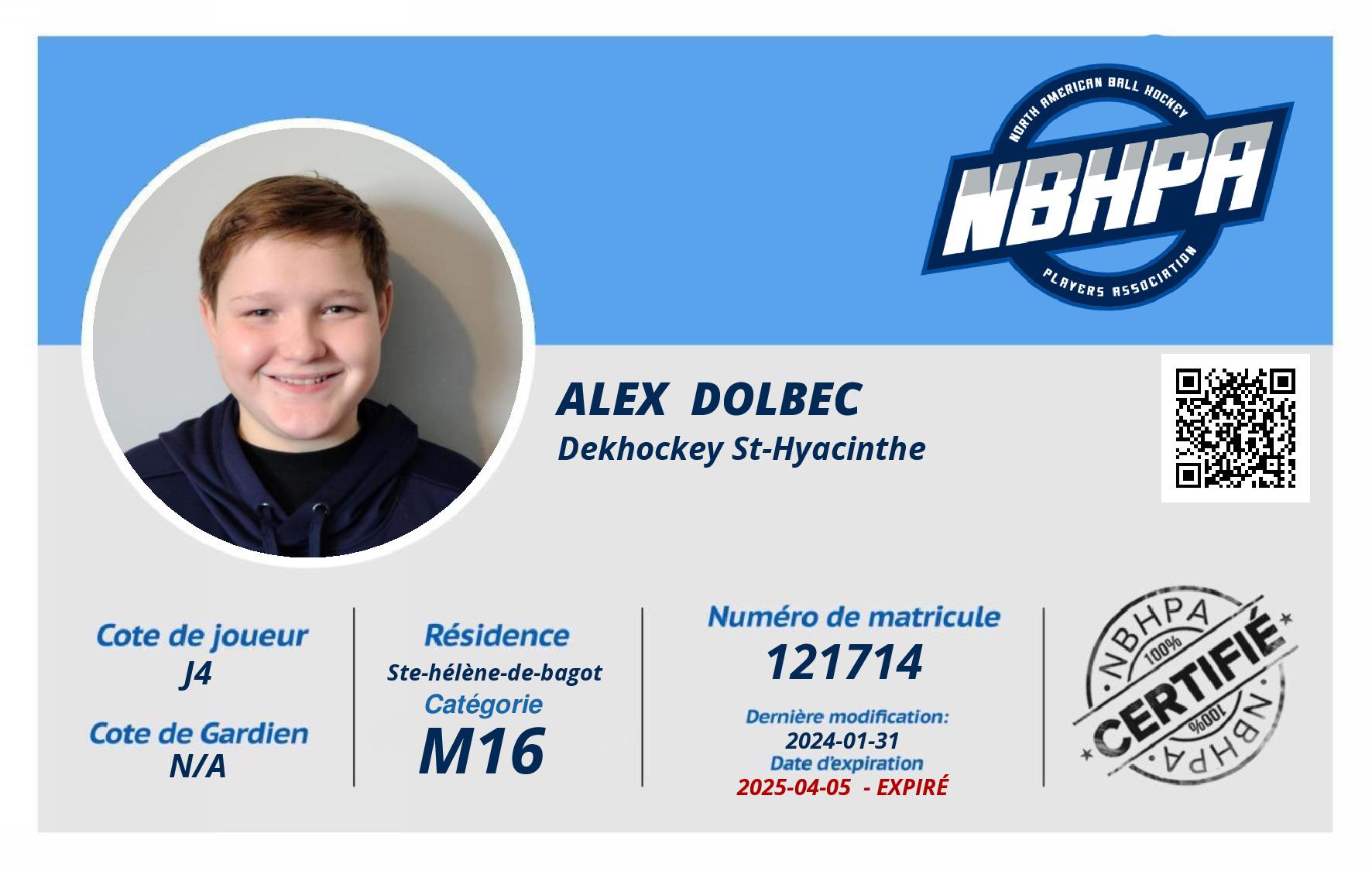 Alex  Dolbec 