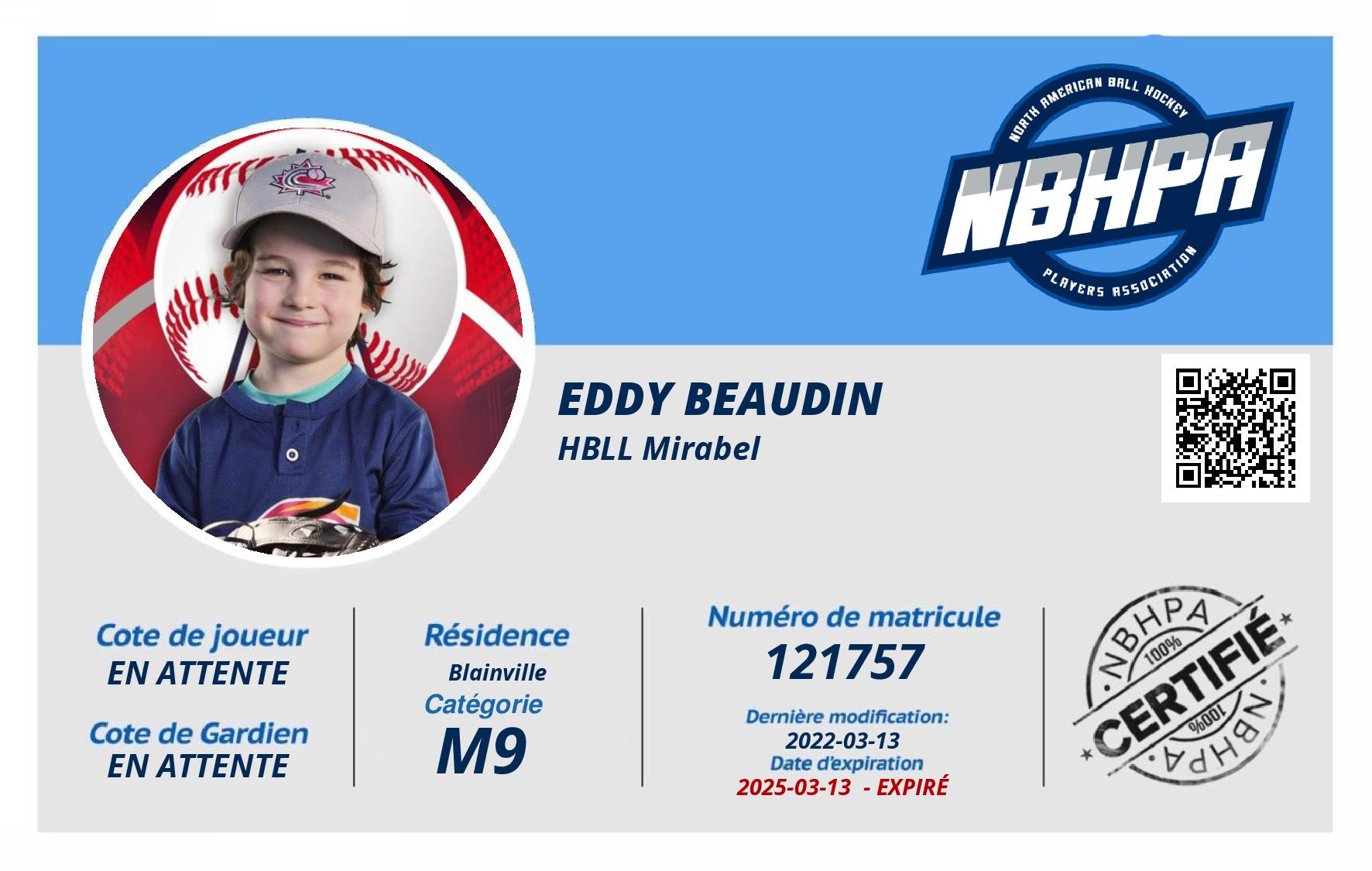 Eddy Beaudin