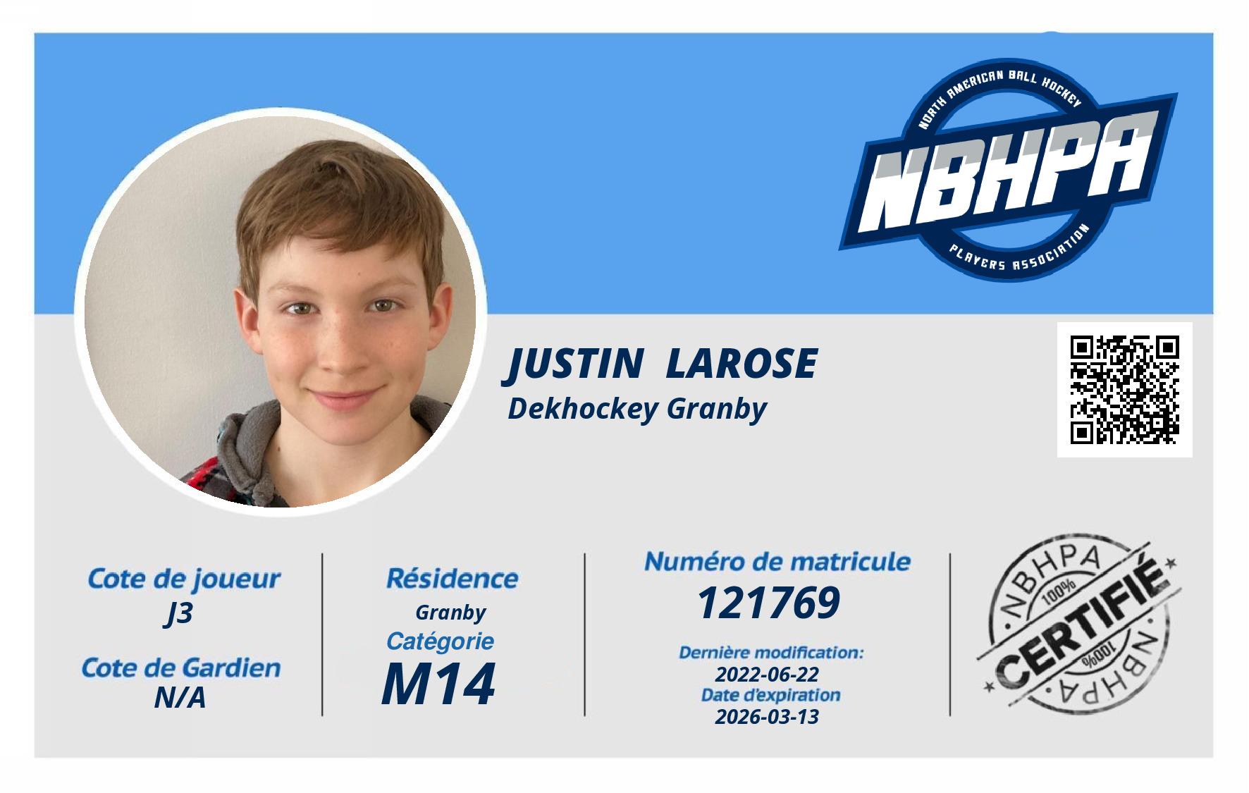 Justin  Larose