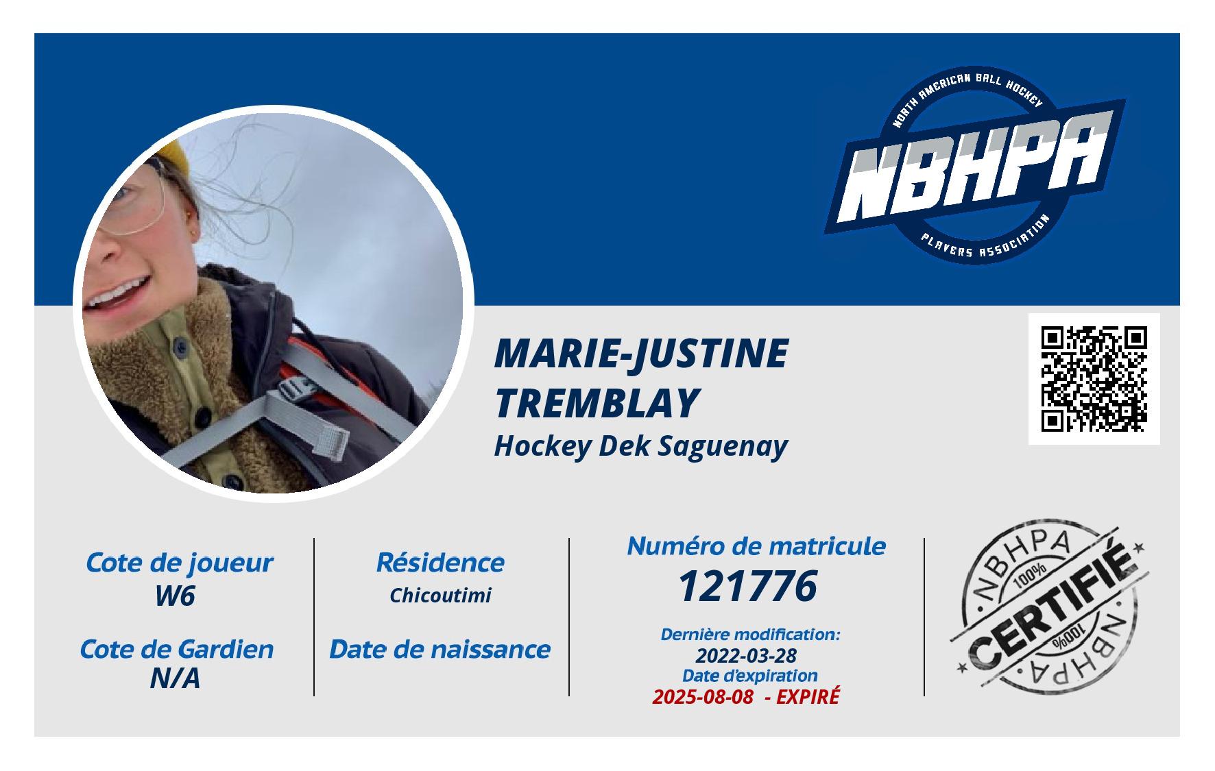 Marie-Justine Tremblay