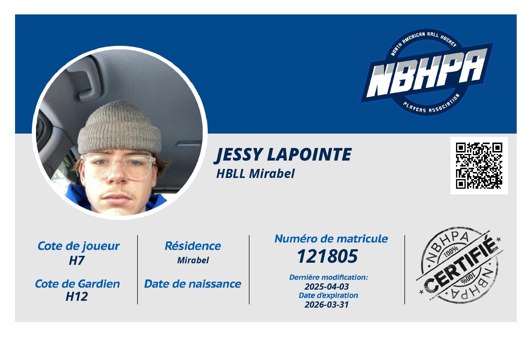 Jessy Lapointe