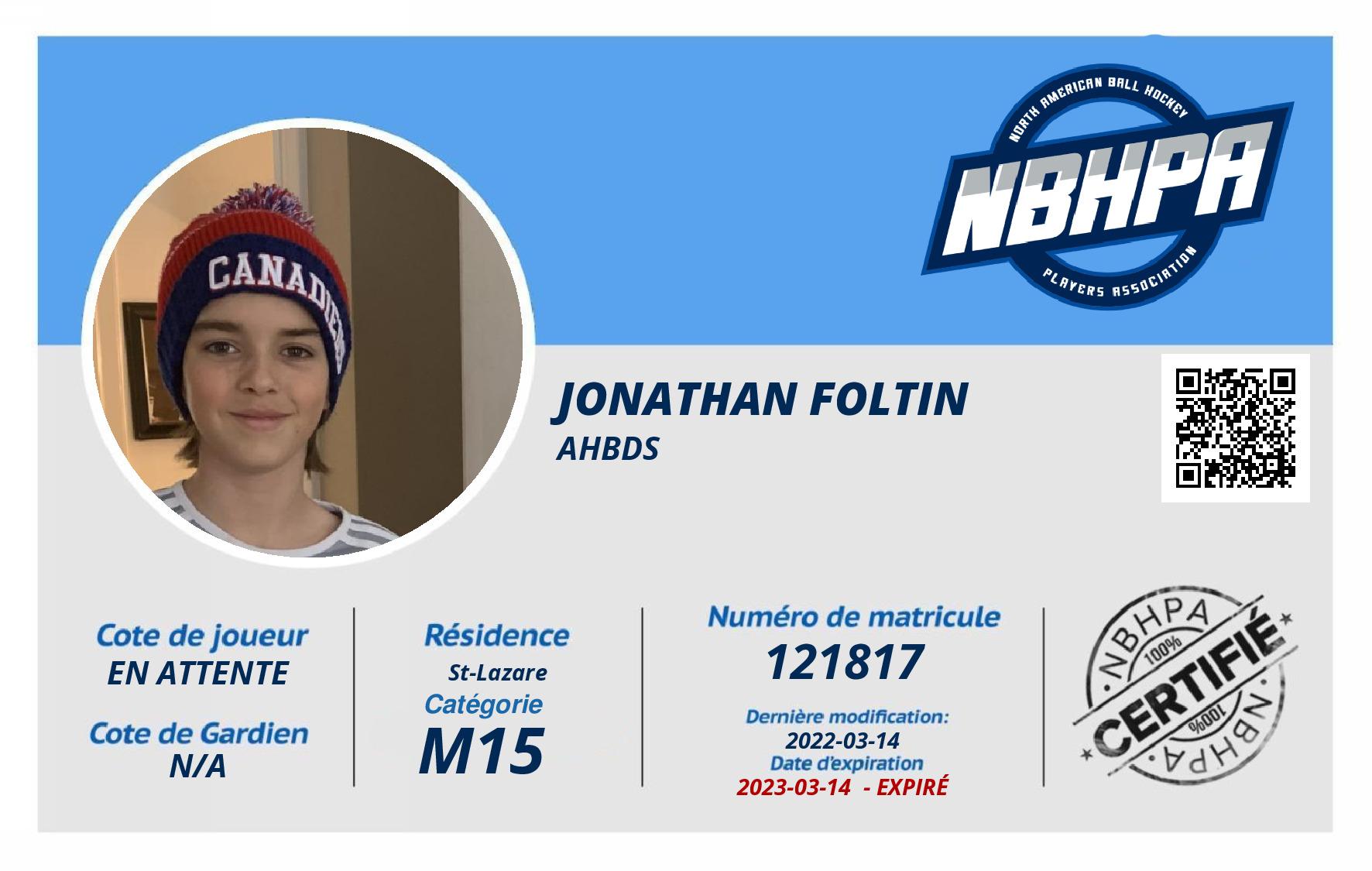 Jonathan Foltin