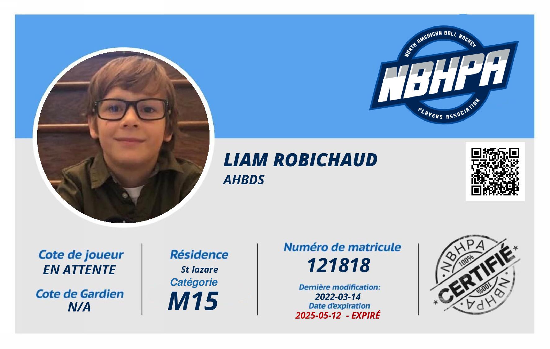 Liam Robichaud