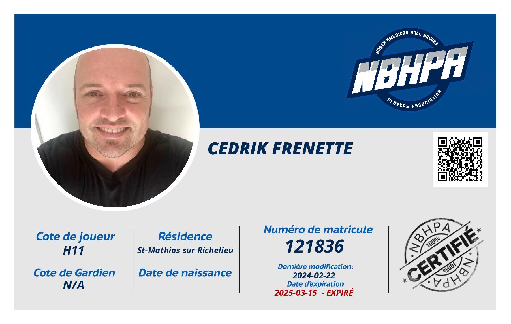 Cedrik Frenette