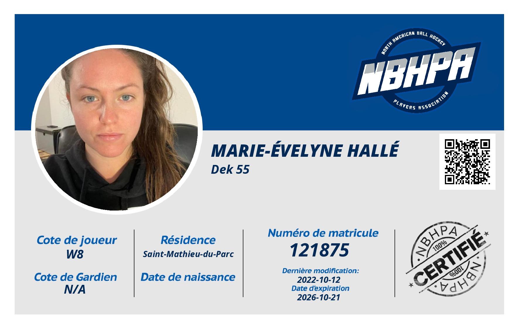 Marie-Évelyne Hallé