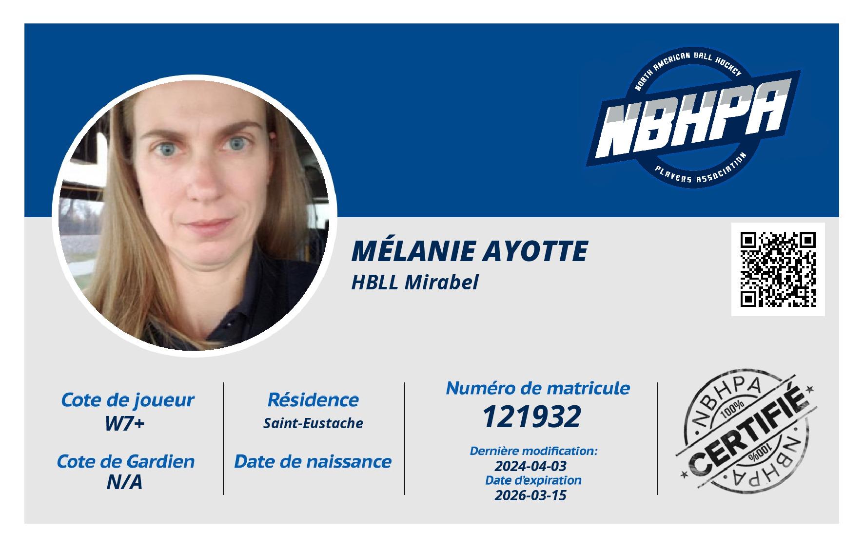 Mélanie Ayotte