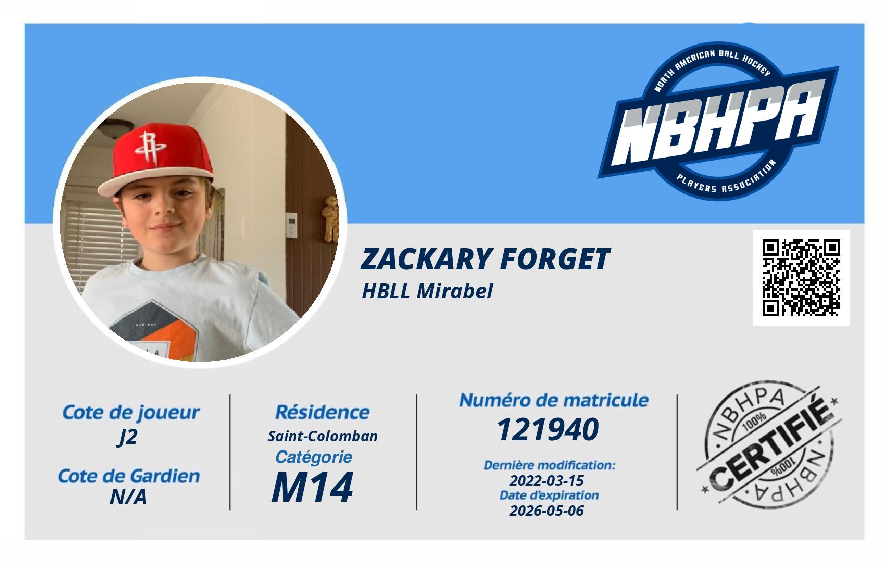 Zackary Forget