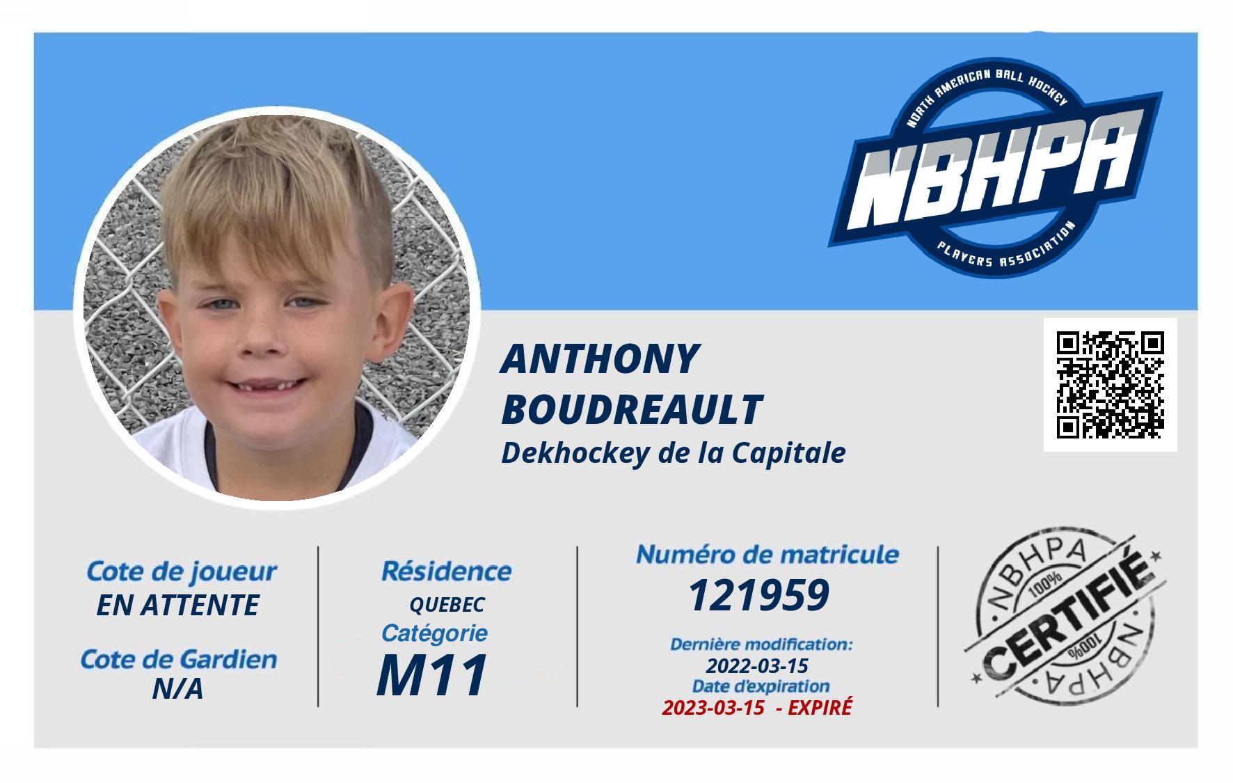 Anthony  Boudreault