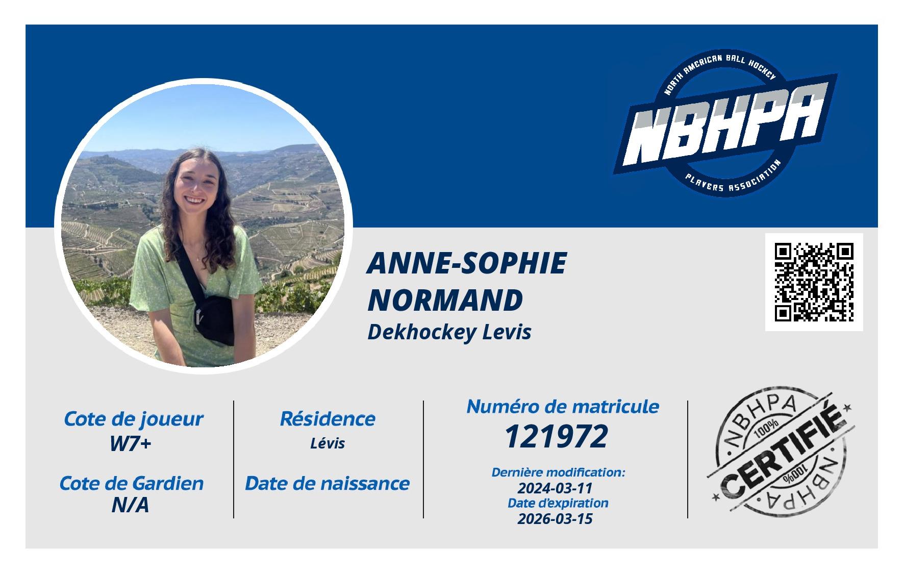Anne-Sophie Normand
