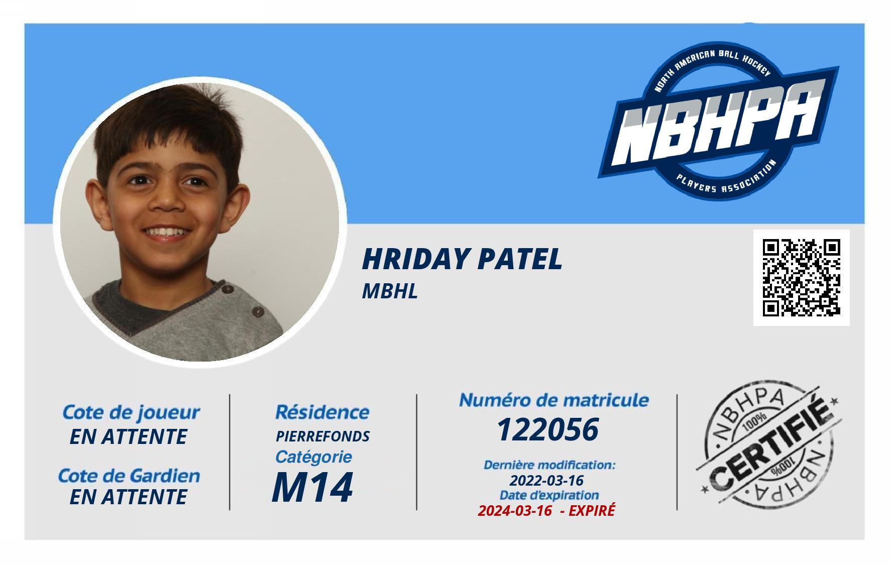 Hriday Patel
