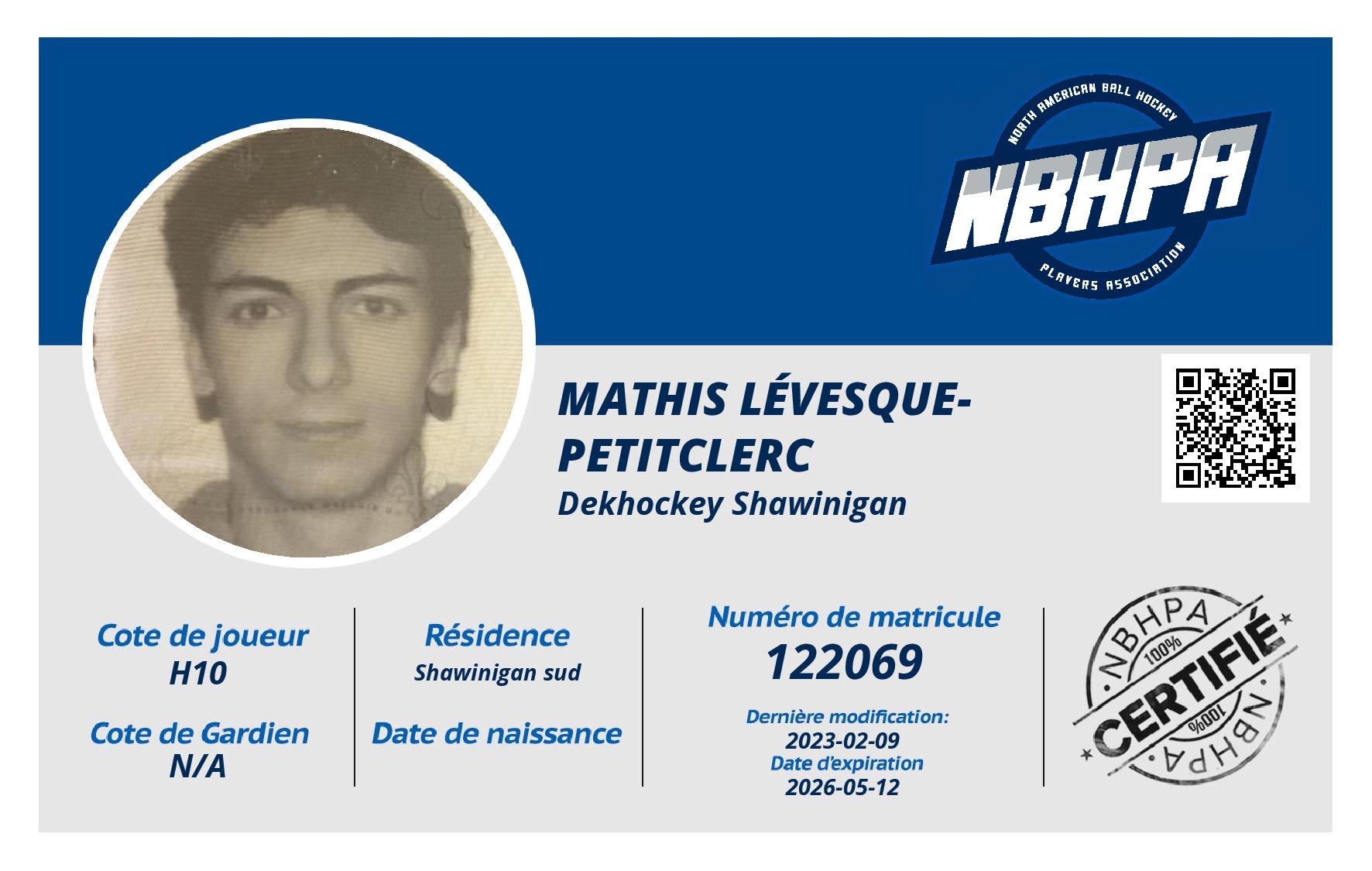 Mathis Lévesque-petitclerc 