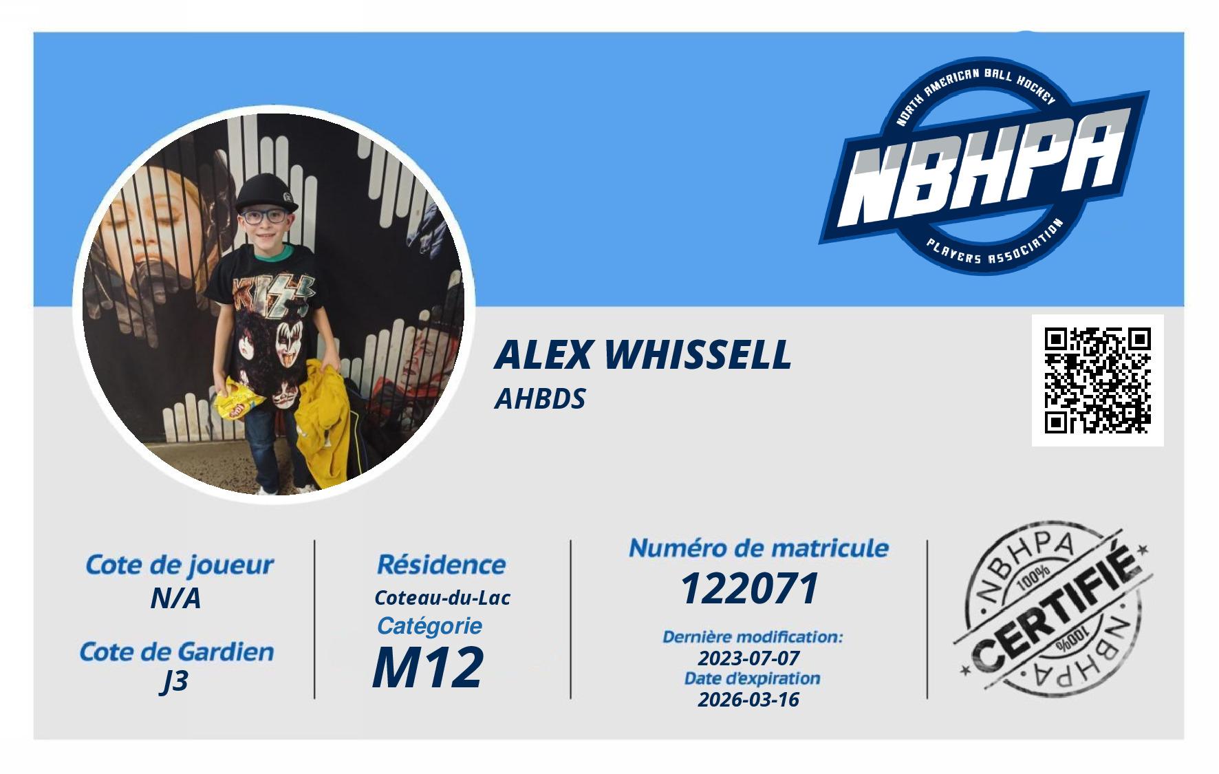 Alex Whissell