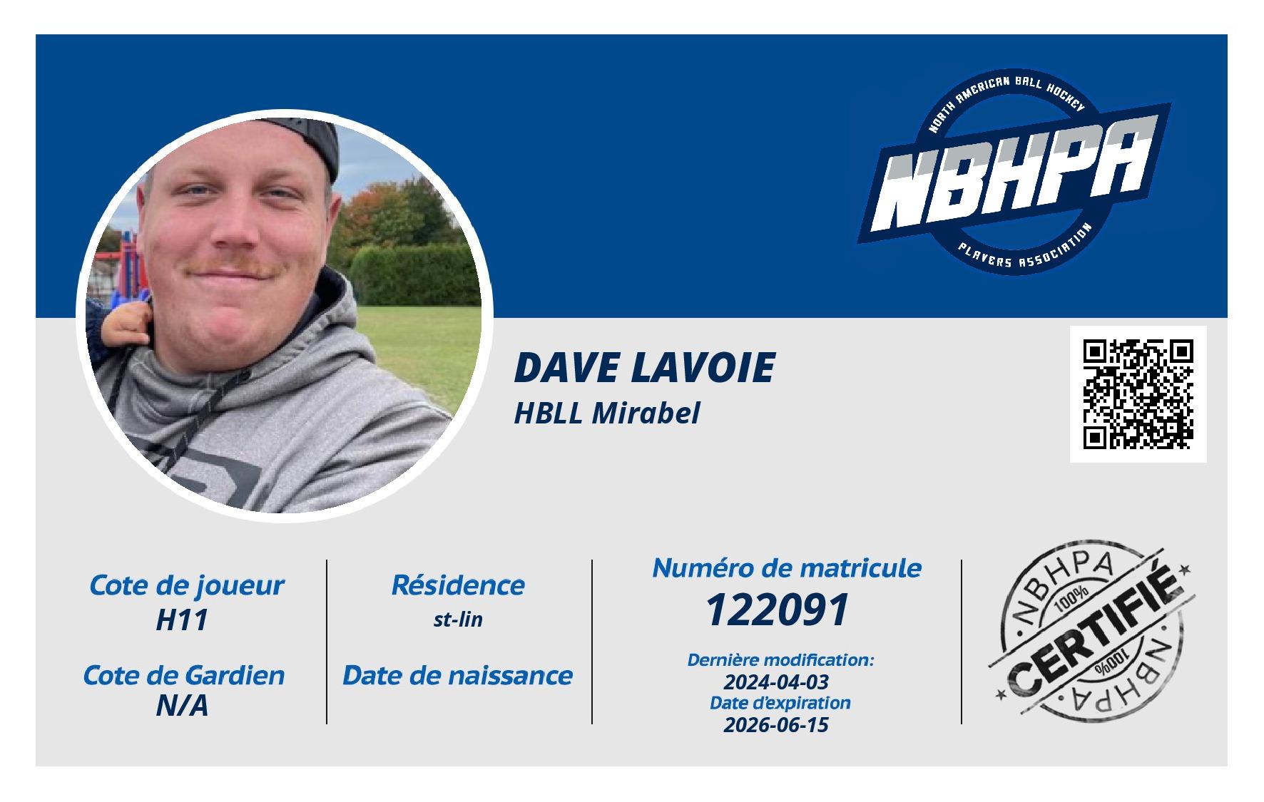 Dave Lavoie