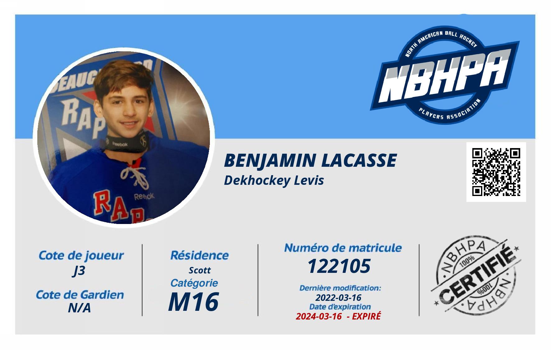 Benjamin Lacasse