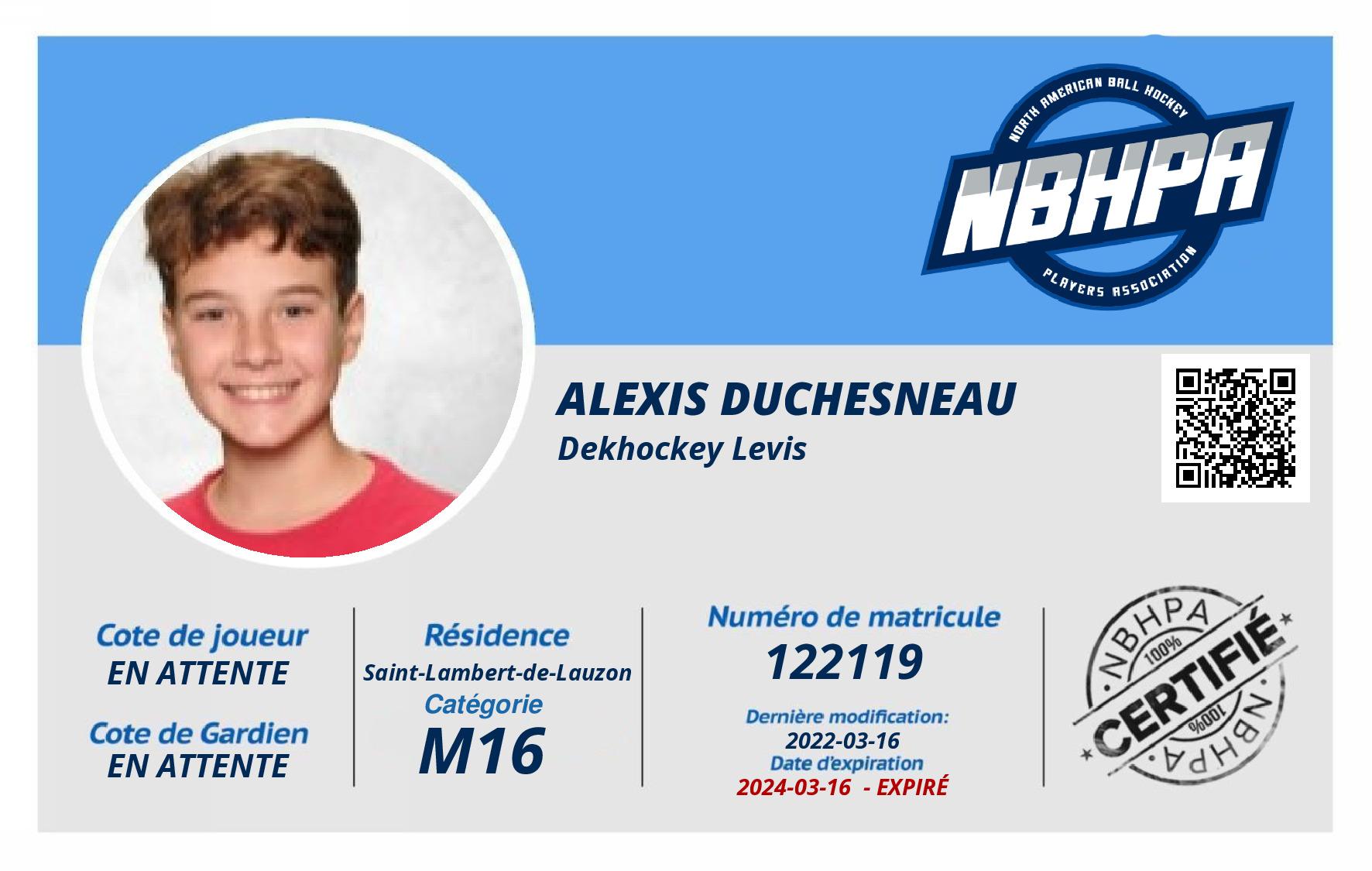 Alexis Duchesneau