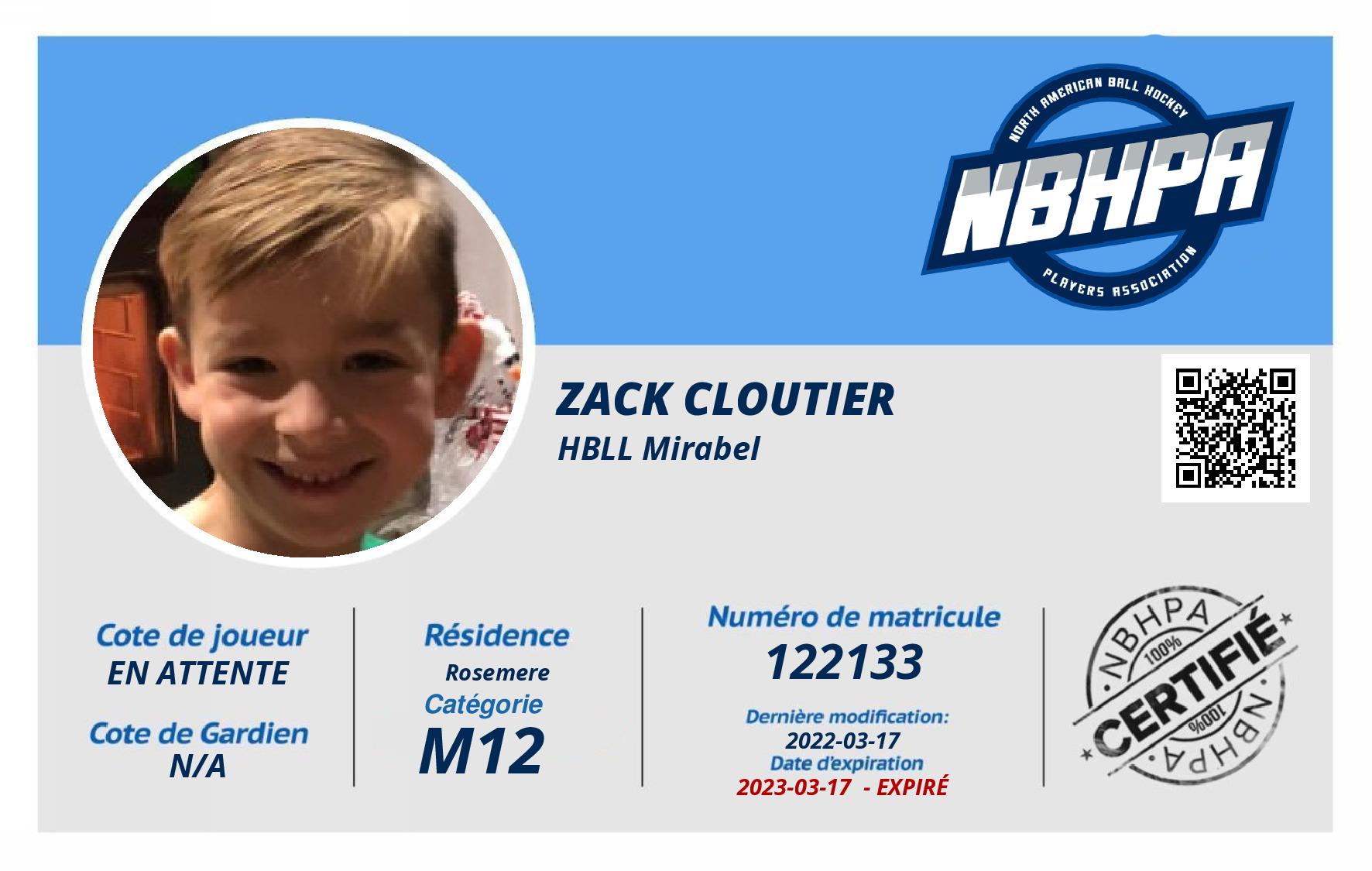 Zack Cloutier