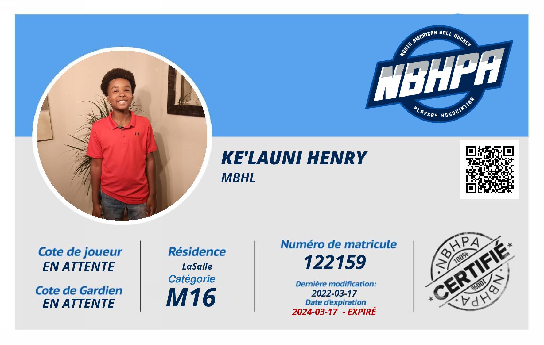 Ke'Launi Henry