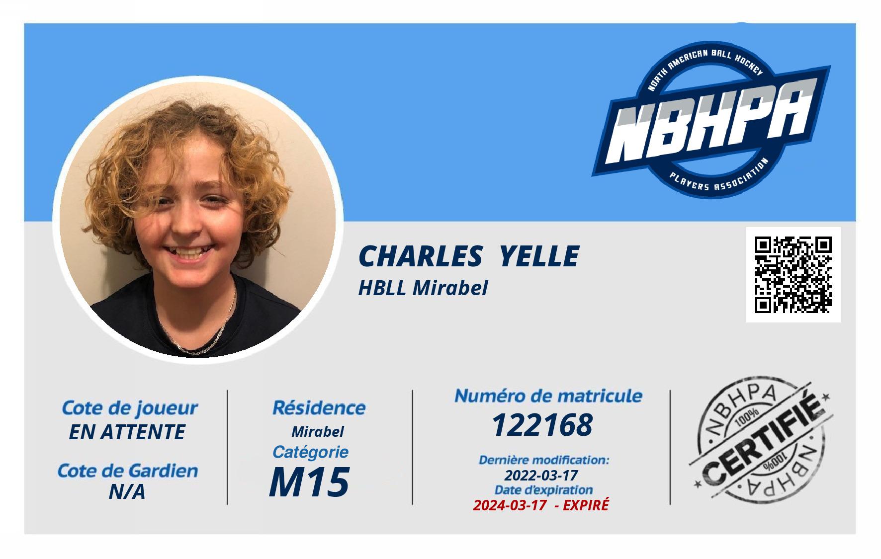 Charles  Yelle 