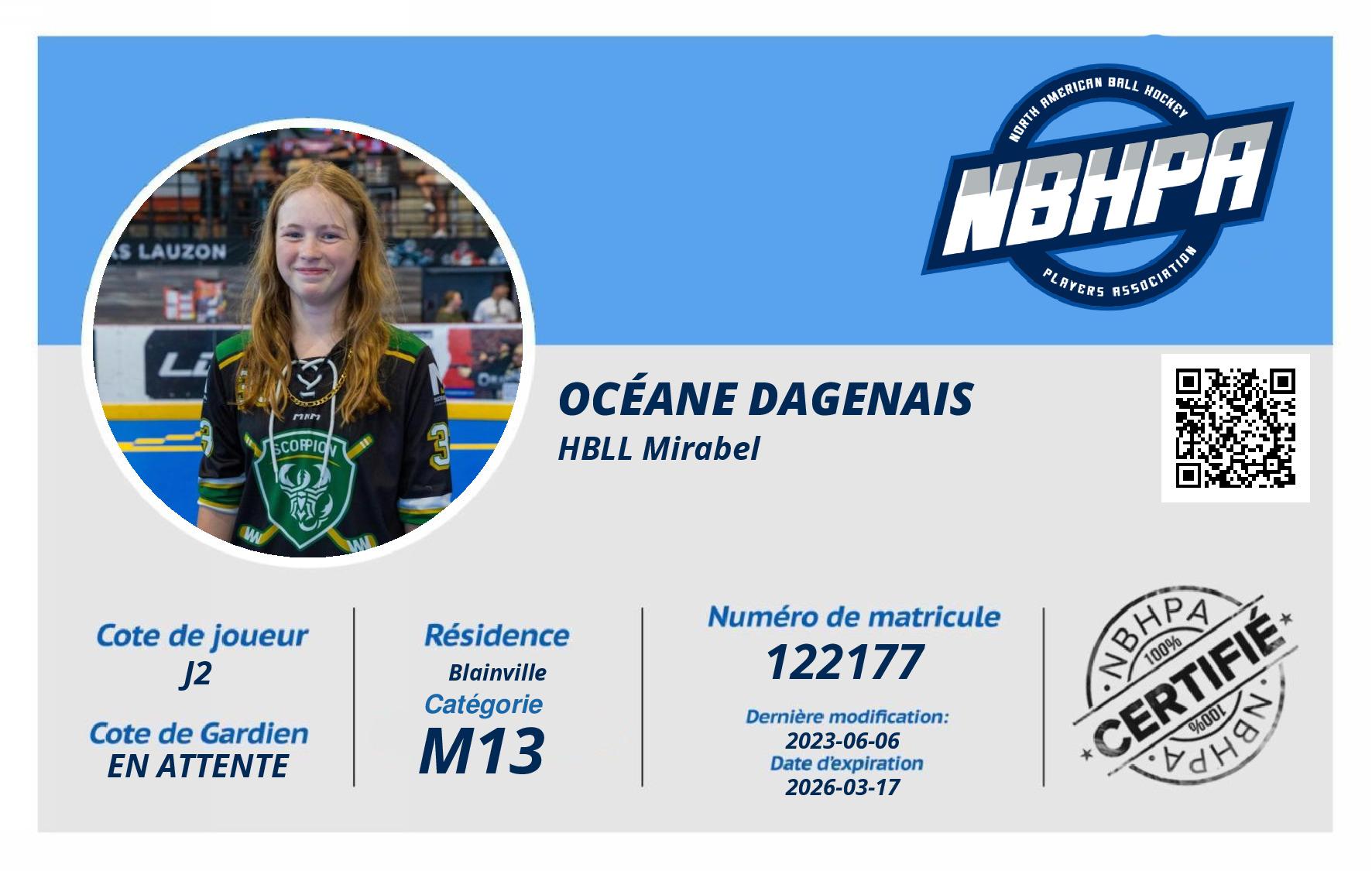 Océane Dagenais