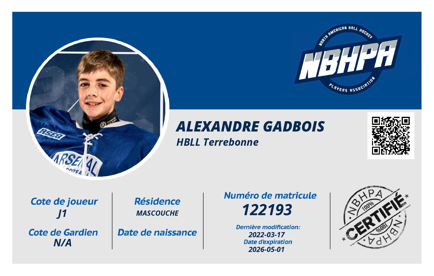 Alexandre Gadbois