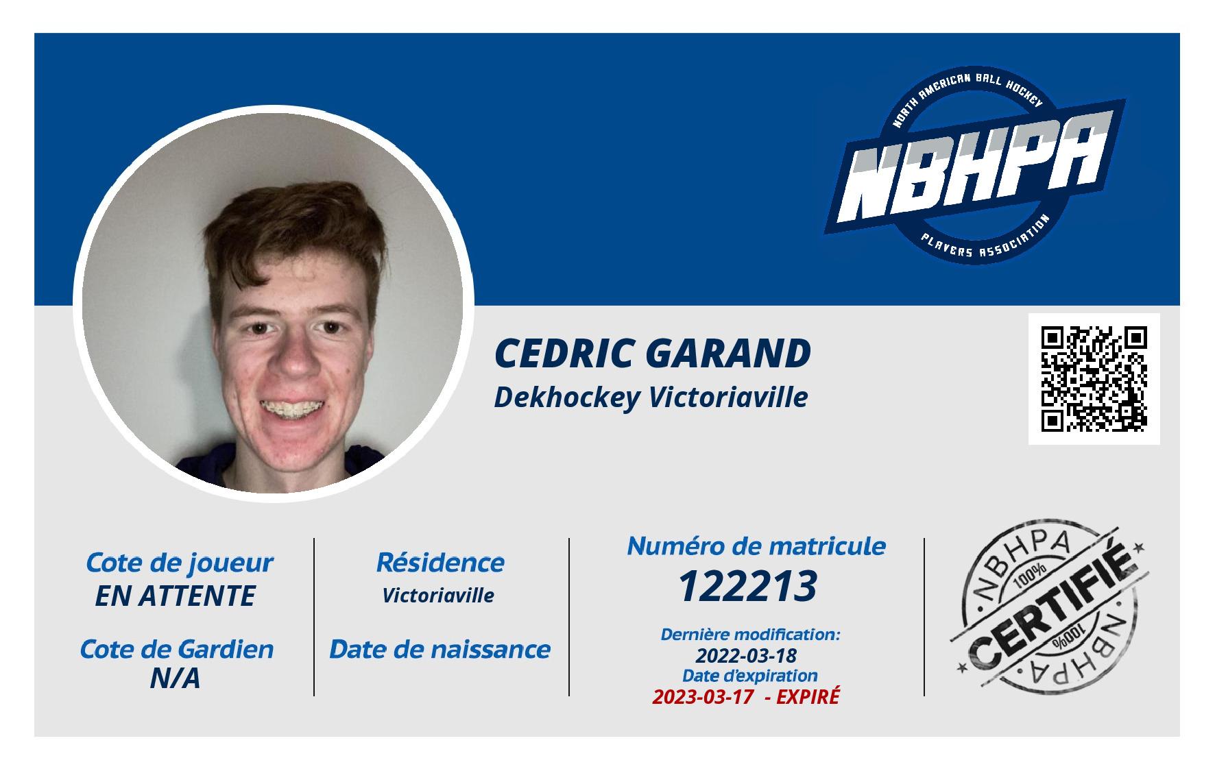 Cedric Garand 