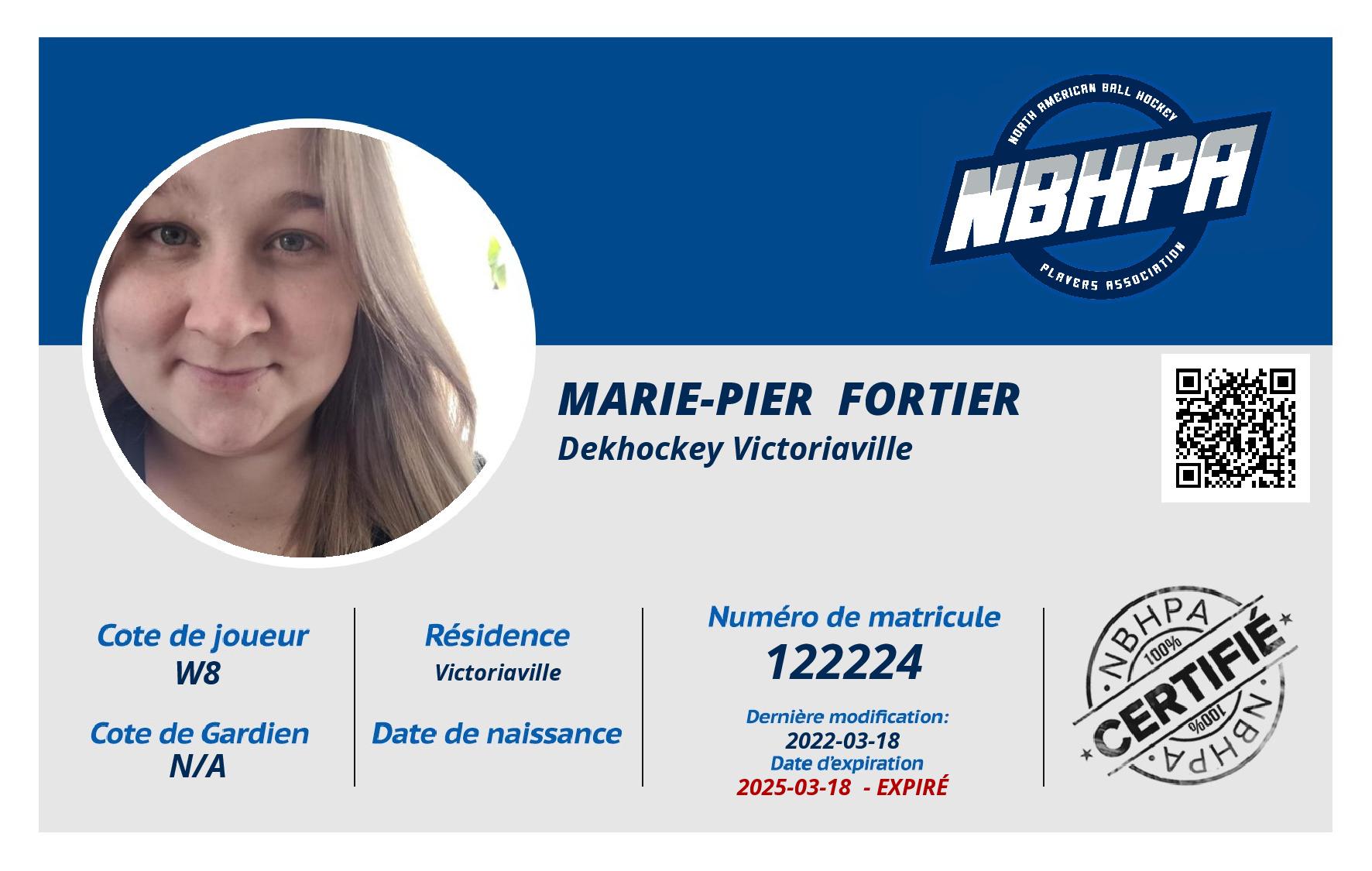 Marie-Pier  Fortier 