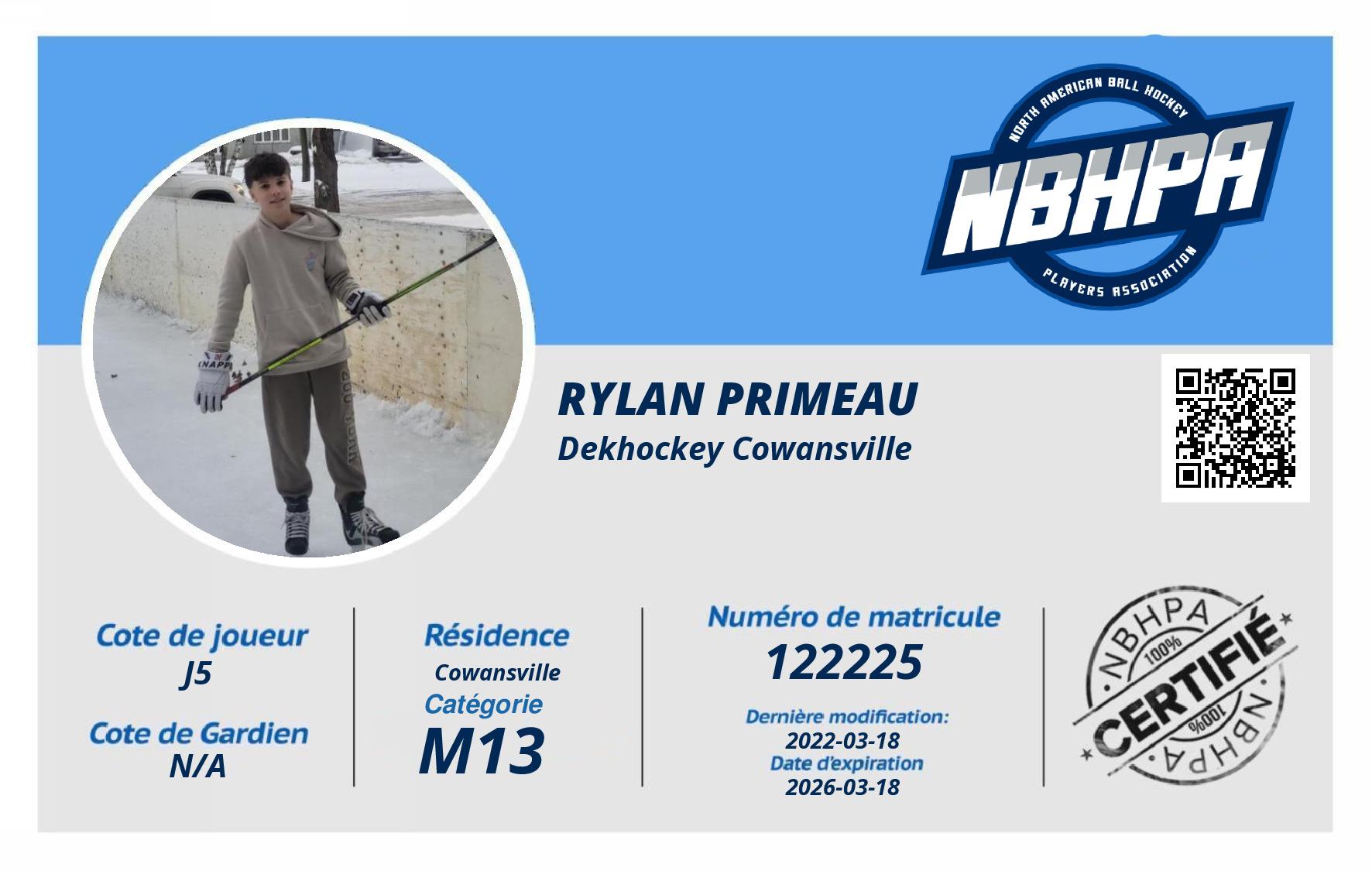 Rylan Primeau