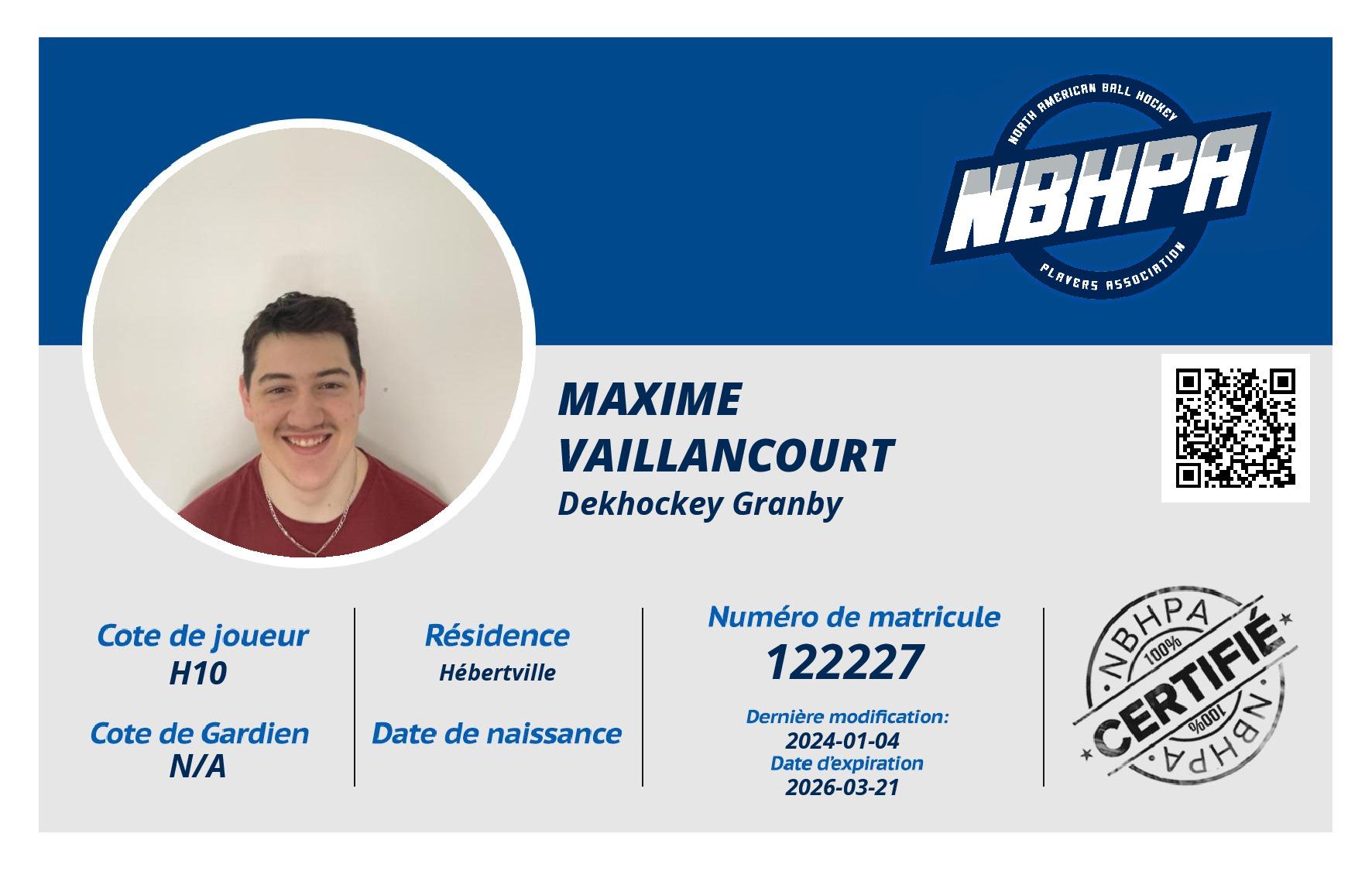 Maxime Vaillancourt