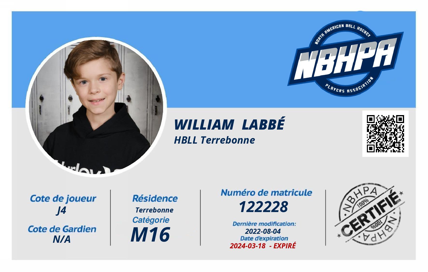 William  Labbé 