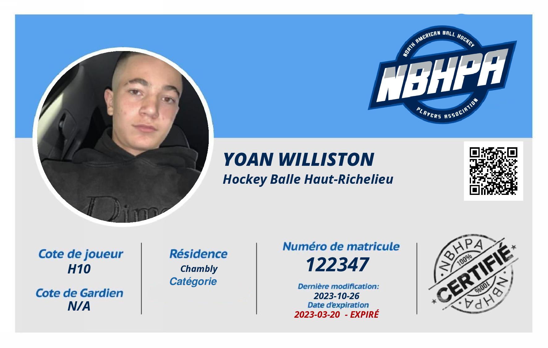 Yoan Williston