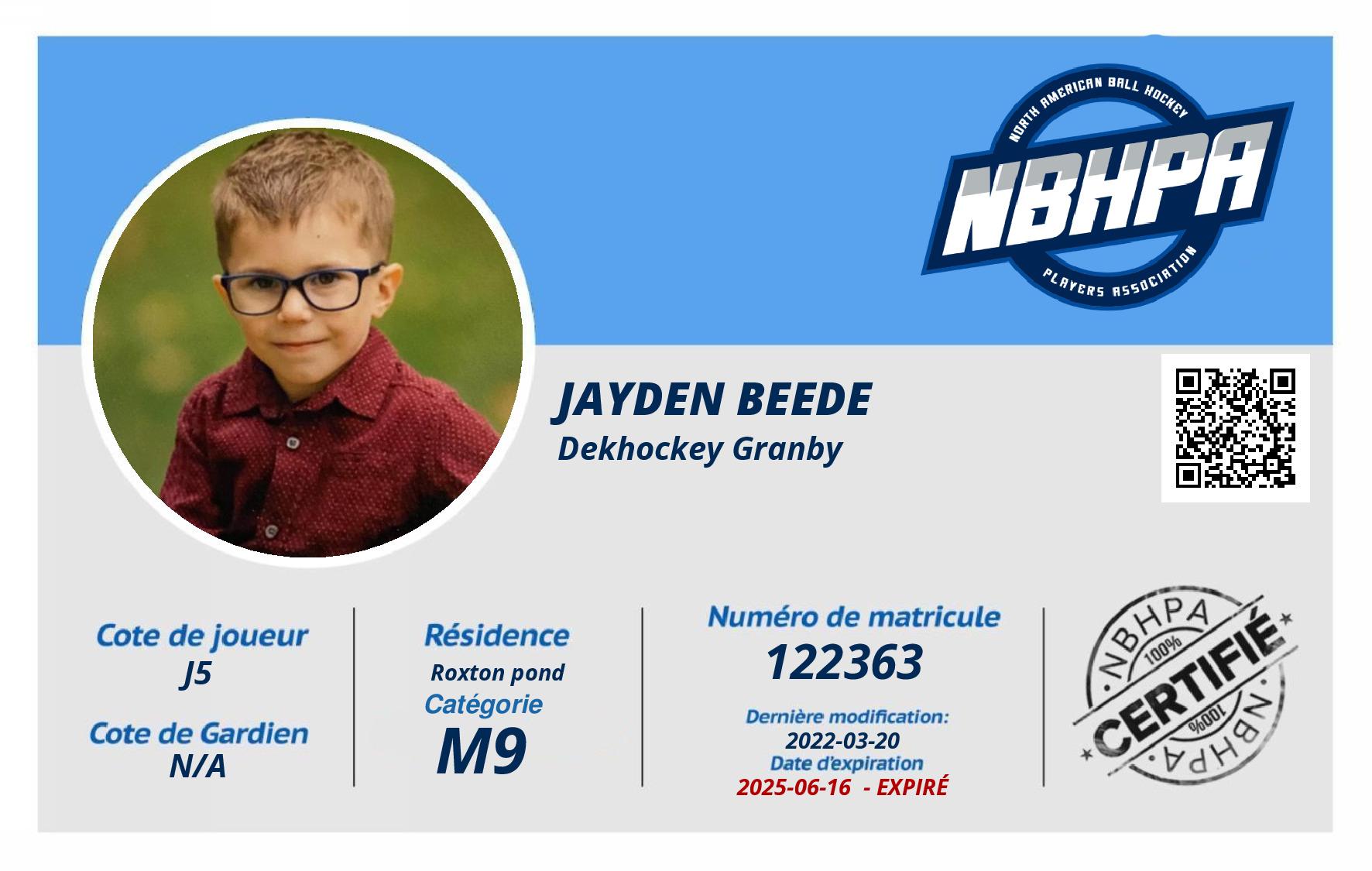 Jayden Beede