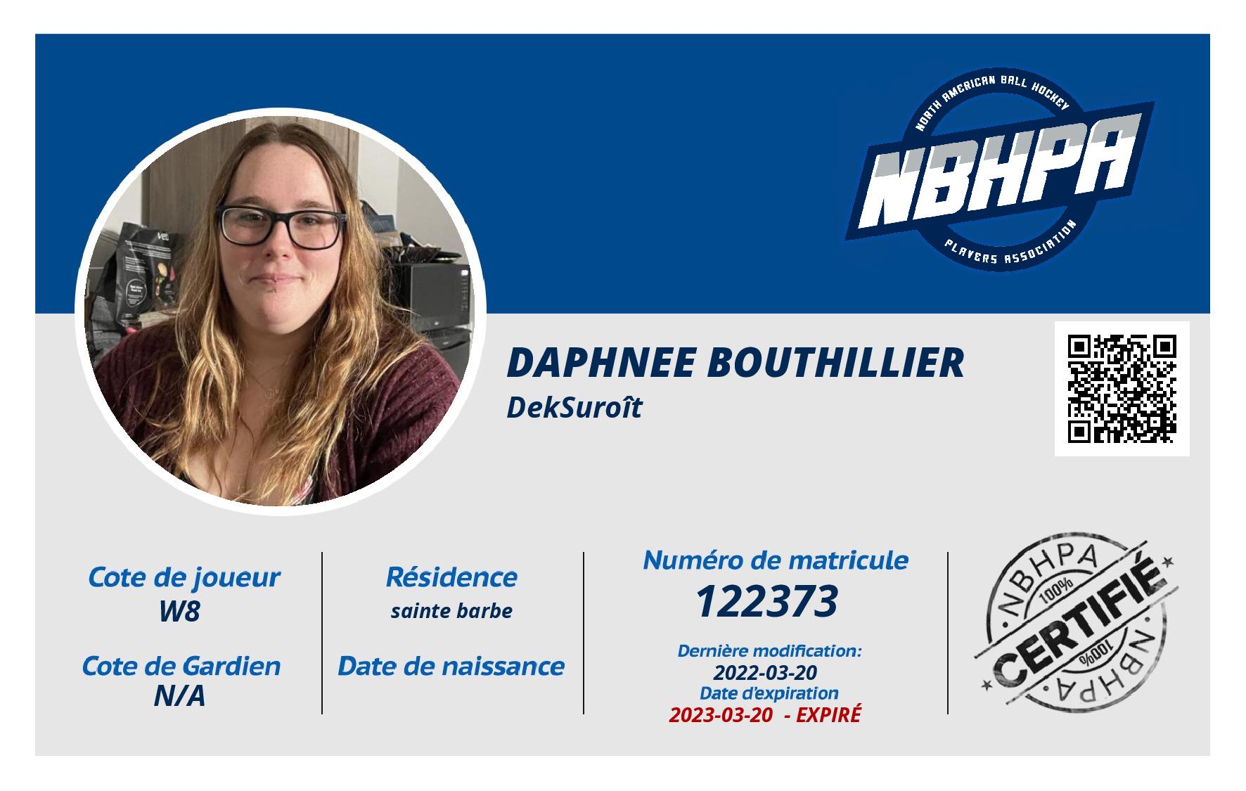 Daphnee Bouthillier