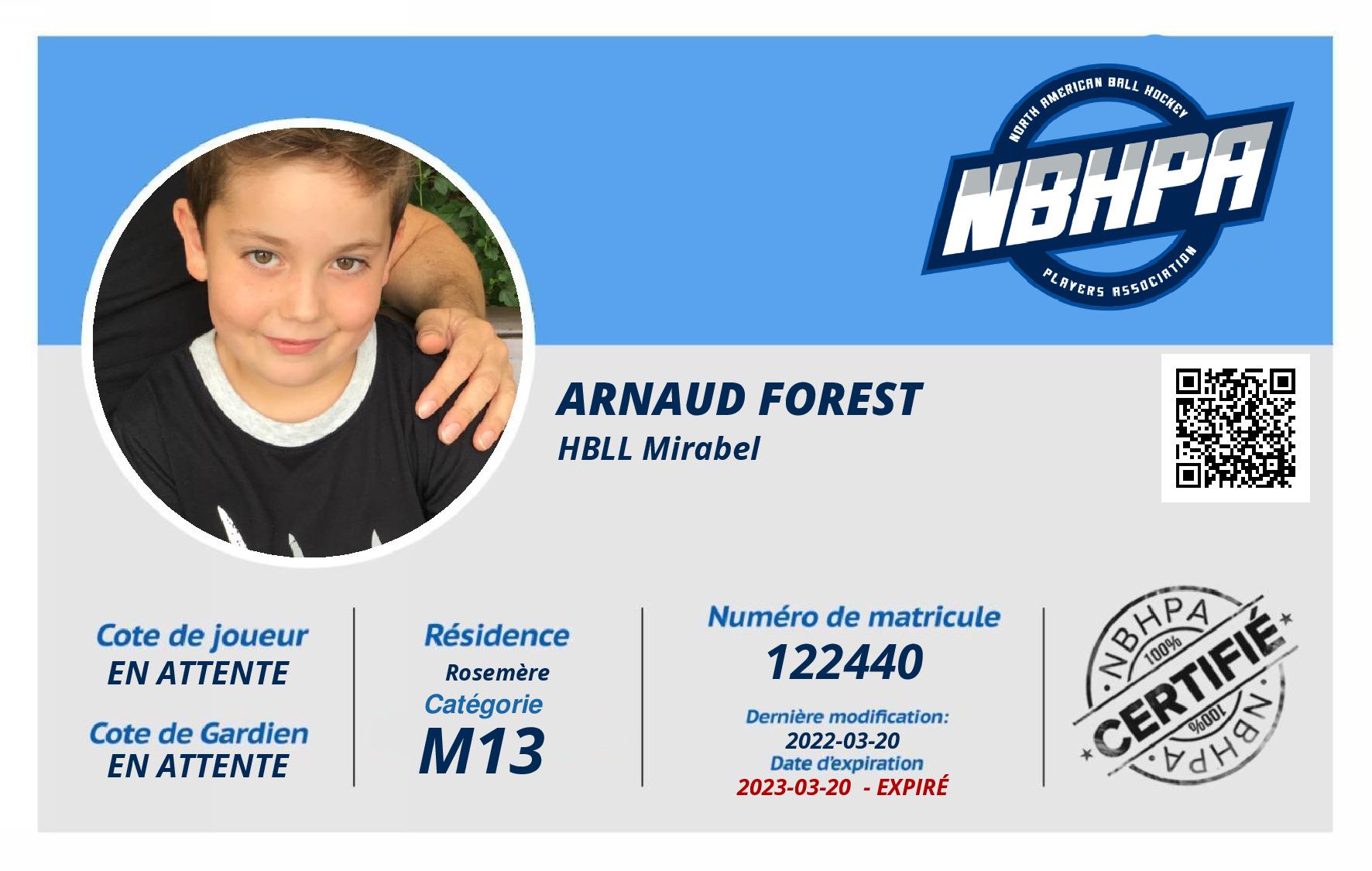 Arnaud Forest