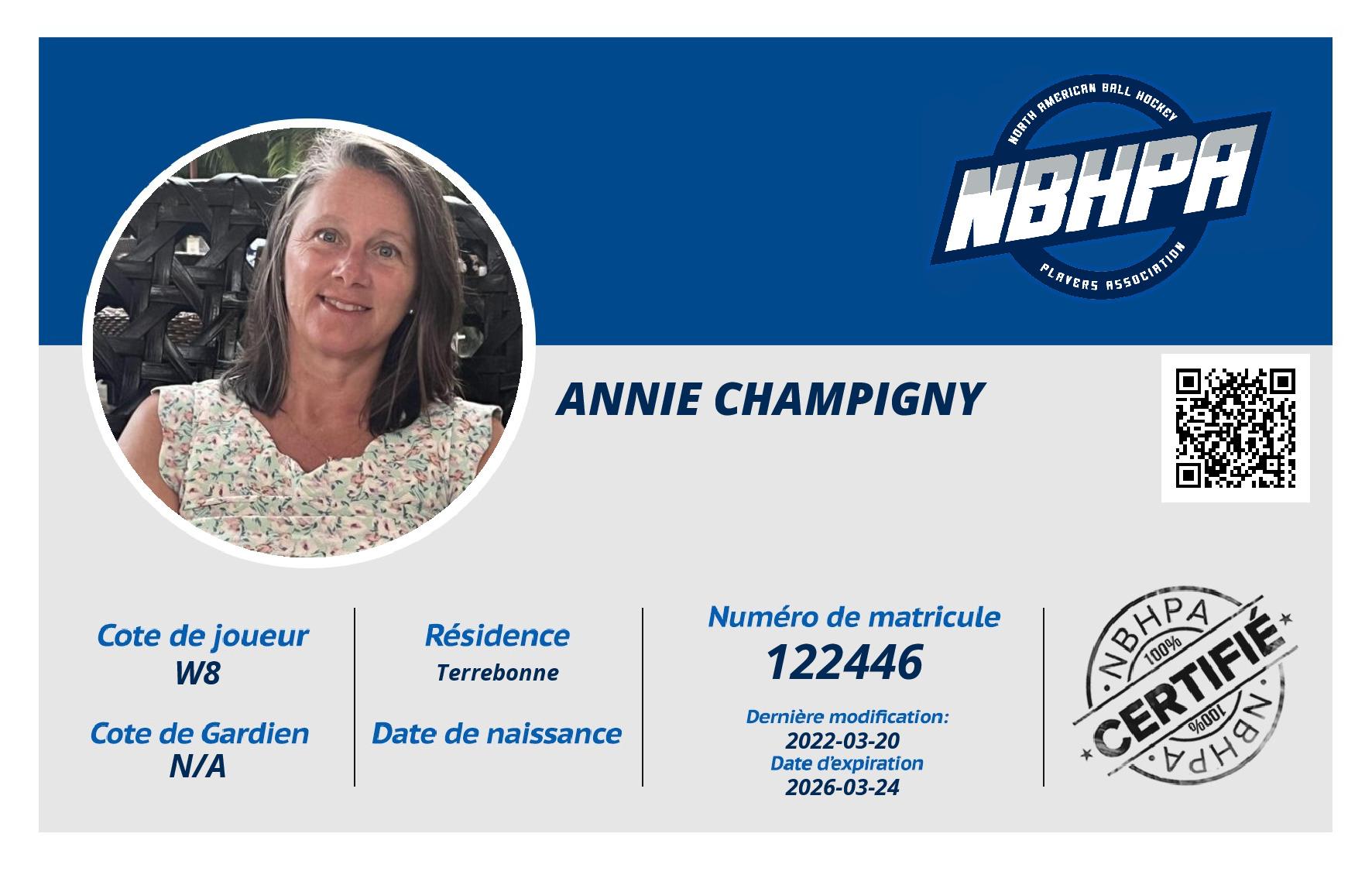 Annie Champigny