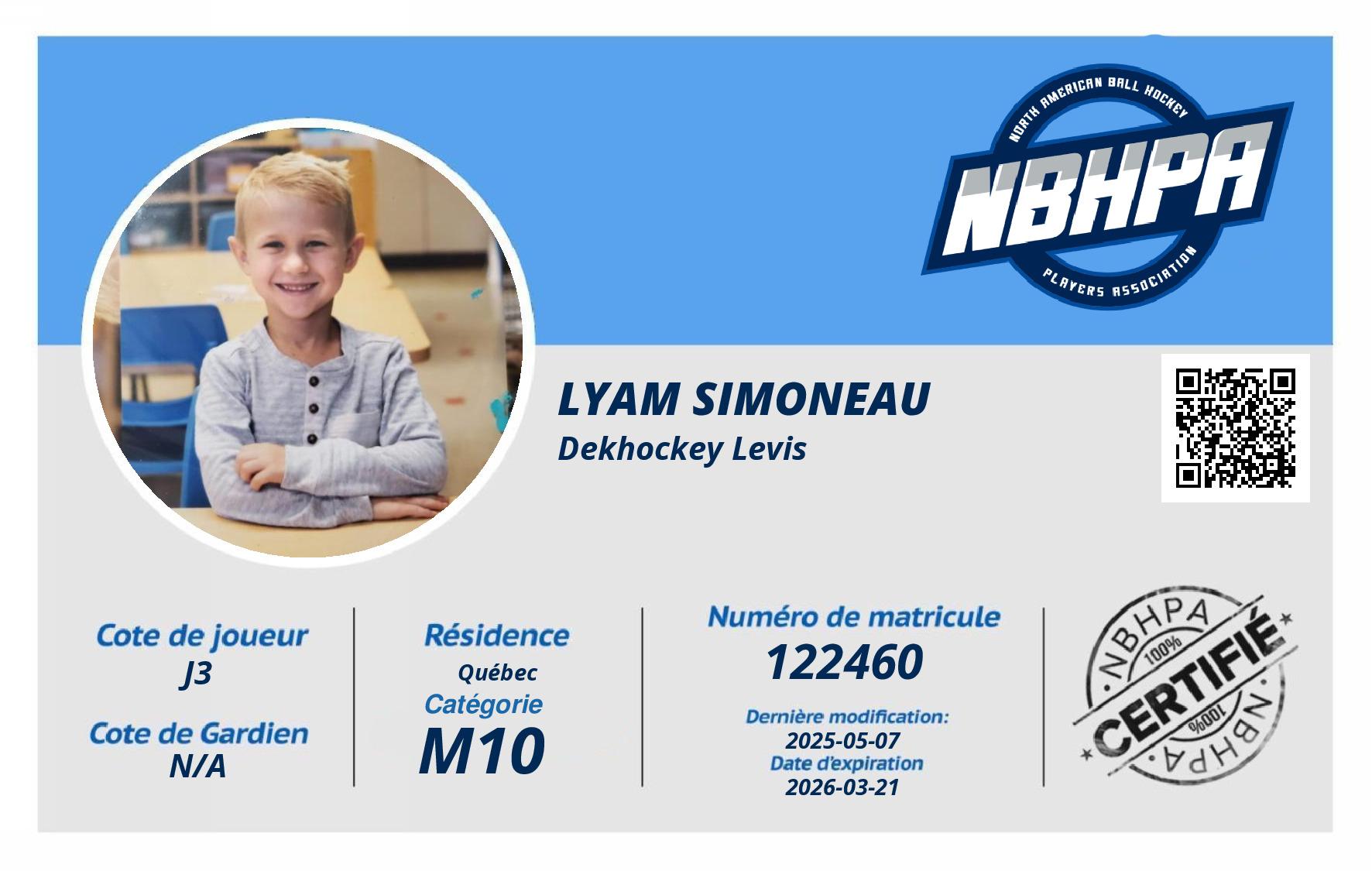 Lyam Simoneau