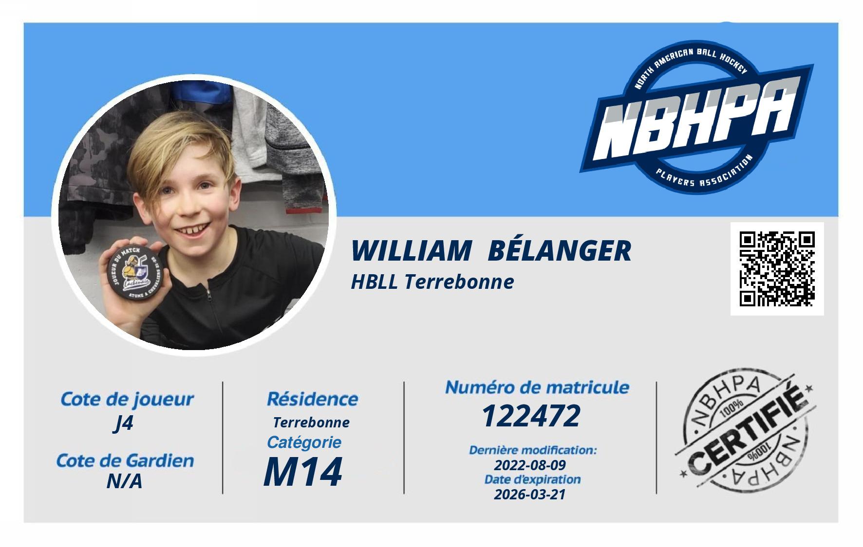 William  Bélanger 