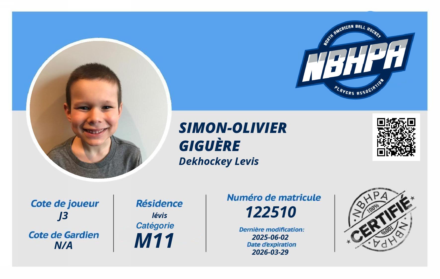 Simon-Olivier Giguère