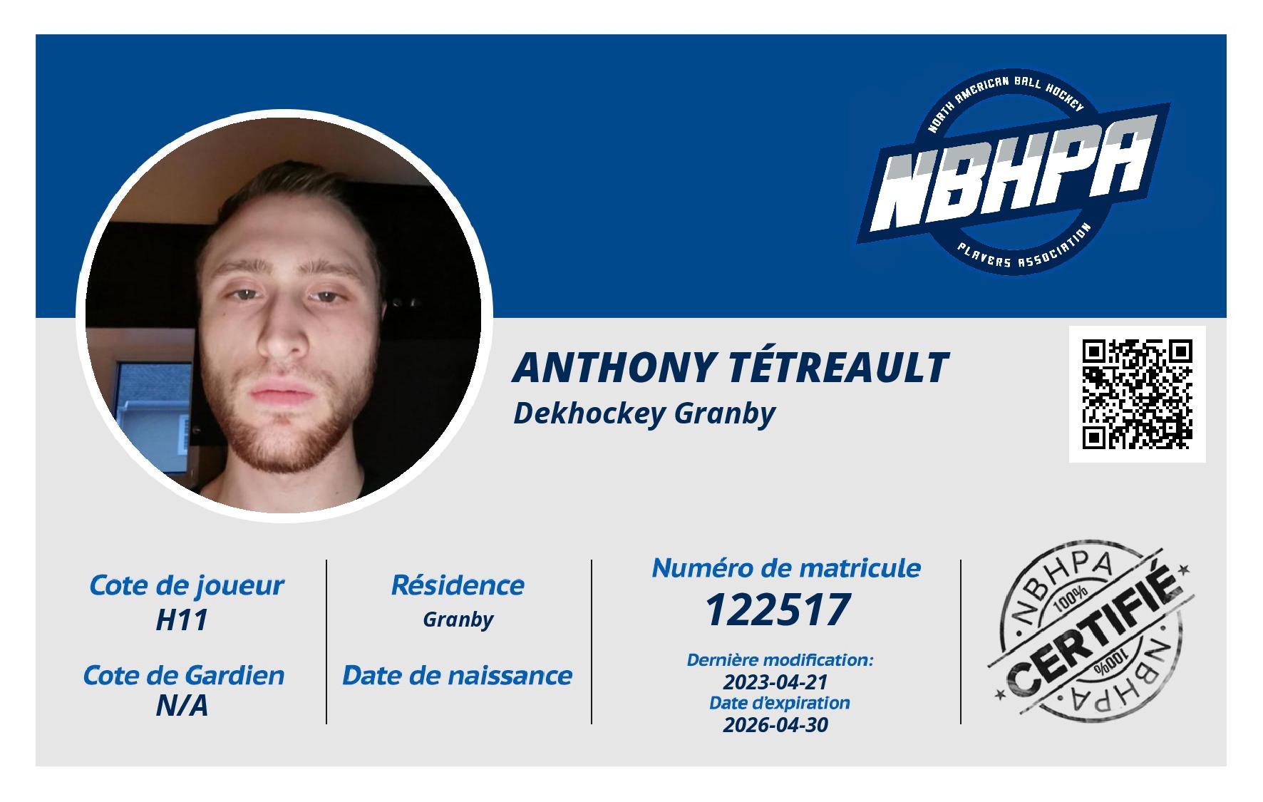 Anthony Tétreault 