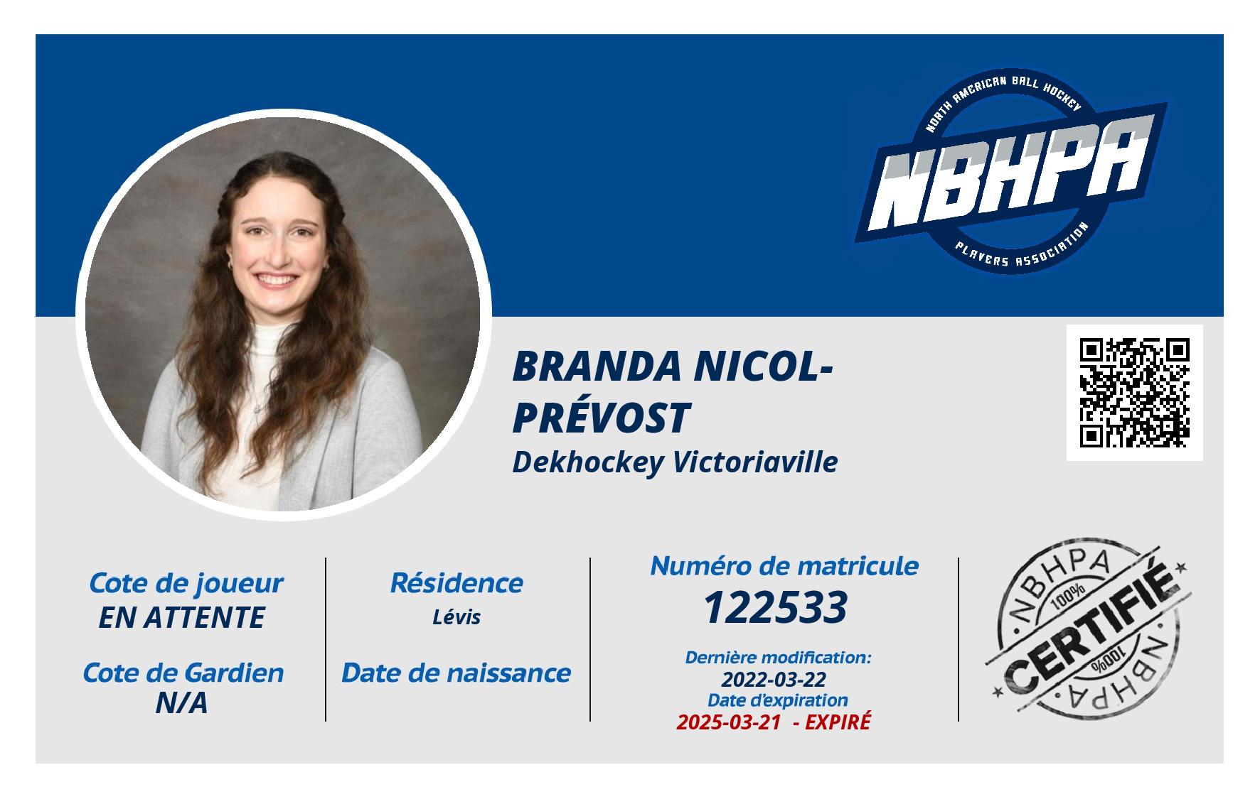 Branda Nicol-Prévost